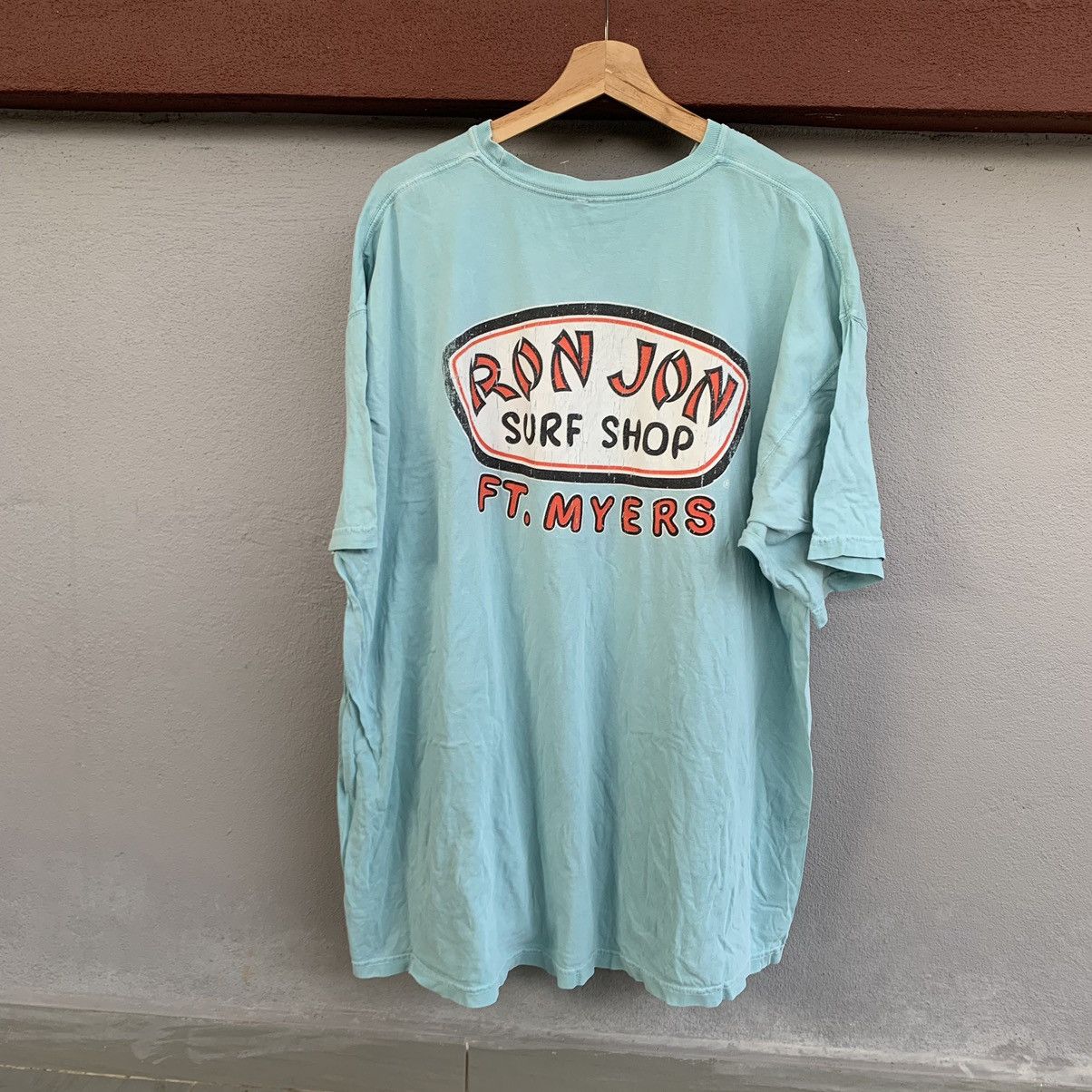 Vintage Y2K Ron Jon Surf Shop SurfBoards Oversized Tee Size US XXL / EU 58 / 5 - 1 Thumbnail