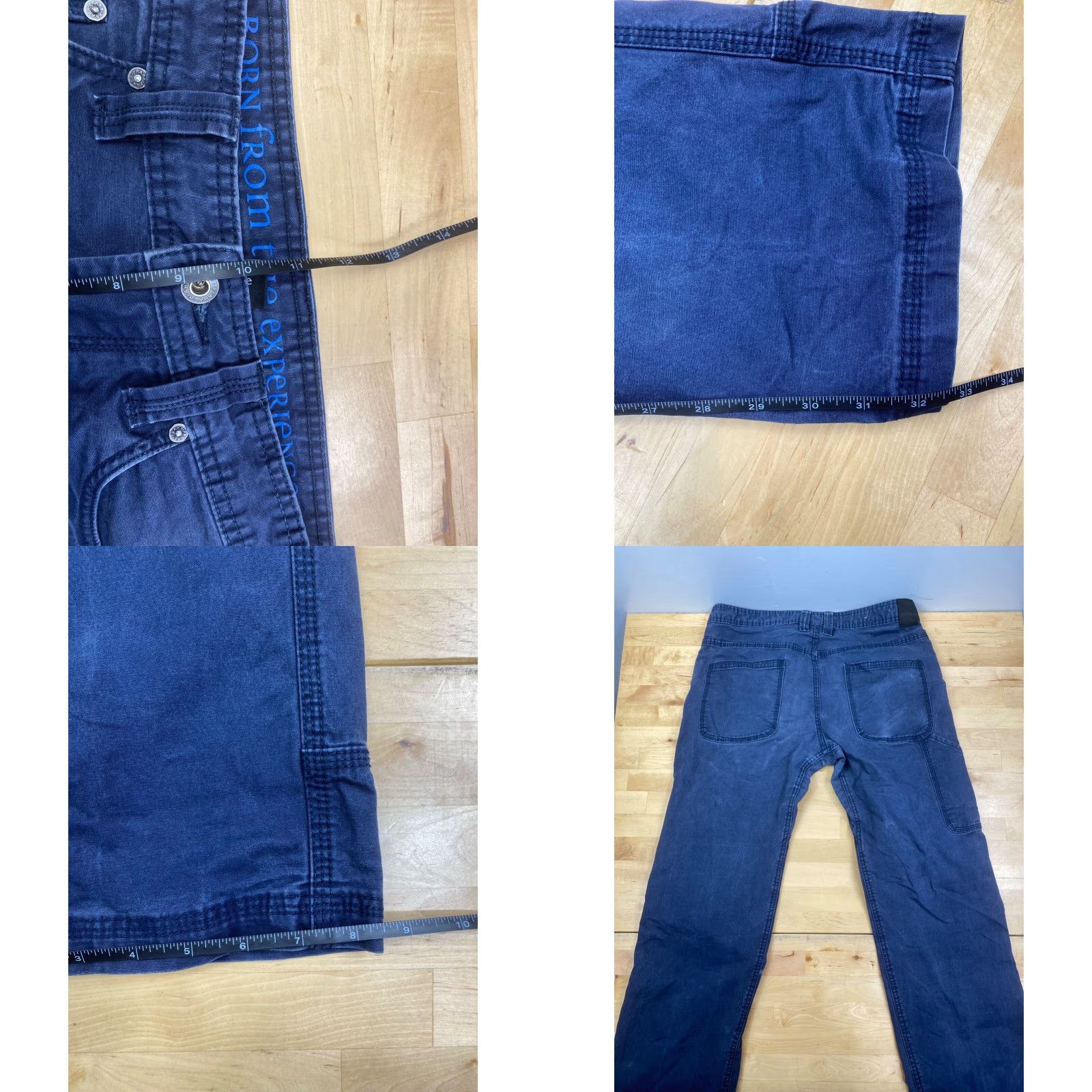 Prana prAna Jeans Mens 32x33 Denim Blue Regular Straight Stretch Casual Outdoor Hiking Size US 32 / EU 48 - 8 Thumbnail