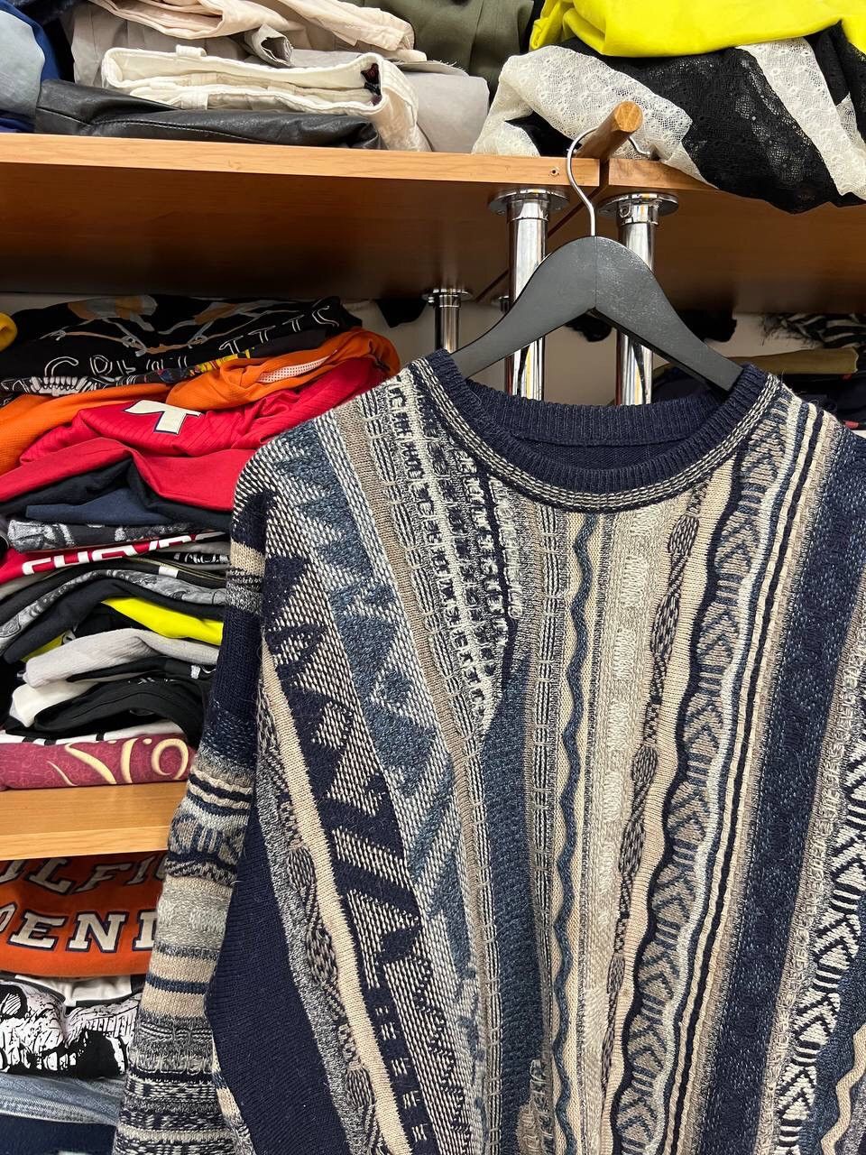 Vintage Monte Carlo Vintage Coogi Style Crew Neck Sweater Size US L / EU 52-54 / 3 - 2 Thumbnail