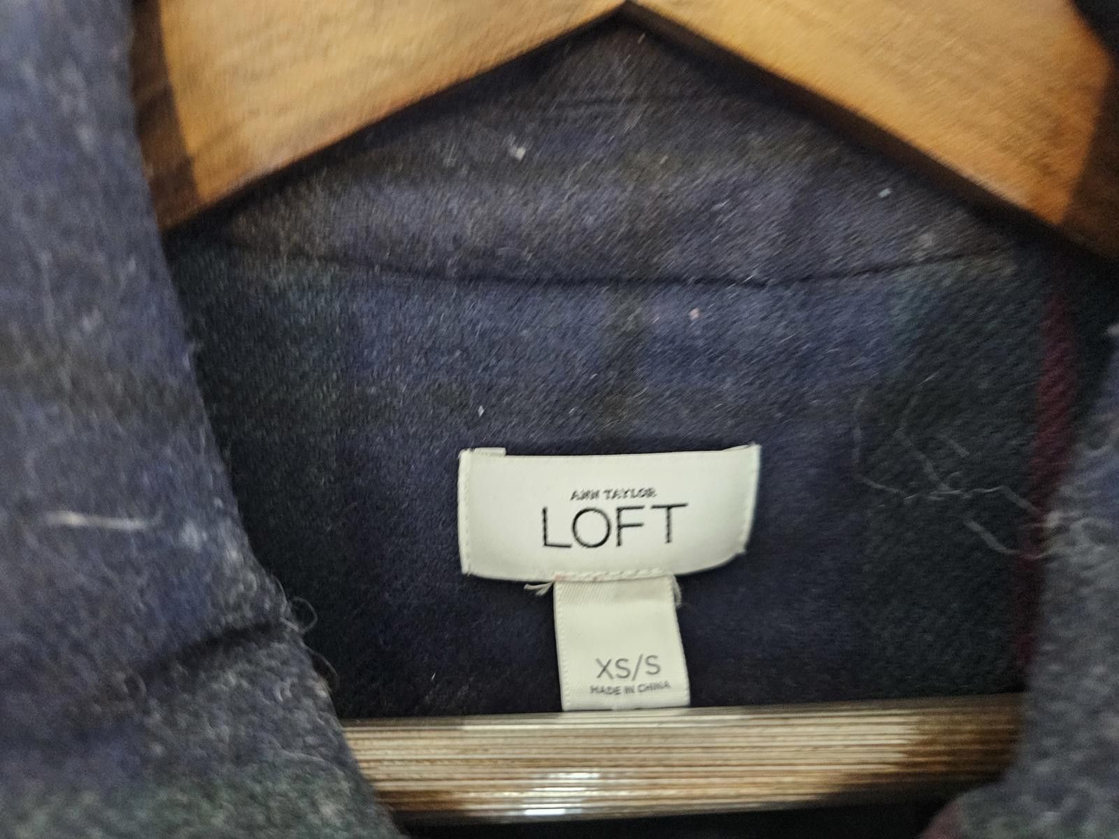 Other Ann Taylor Loft Cape Jacket Plaid Green Womens Size XS/S Size S / US 4 / IT 40 - 4 Thumbnail