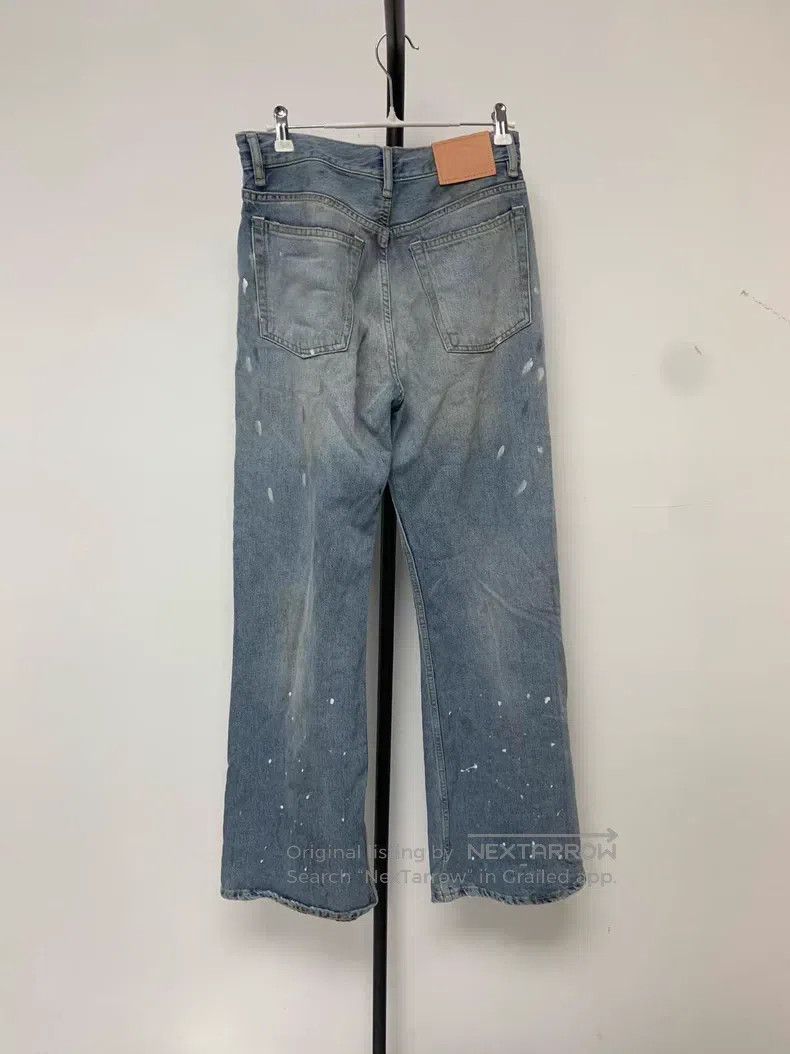 Acne Studios Acne Studios Painted Wide-Leg Mid-Rise Loose Jeans Size US 28 / EU 44 - 2 Thumbnail