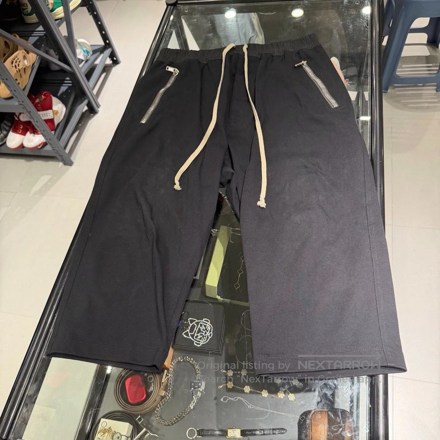 Rick Owens Rick Owens 2020 Main Line Cropped Cotton Pants. Size US 34 / EU 50 - 2 Thumbnail