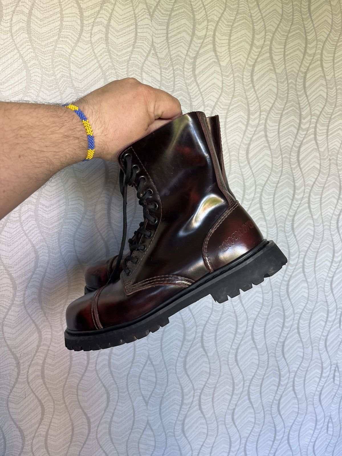 Undercover × Vintage Vintage Undercover Steel Toe High Leather England Boots Size US 9 / EU 42 - 2 Thumbnail