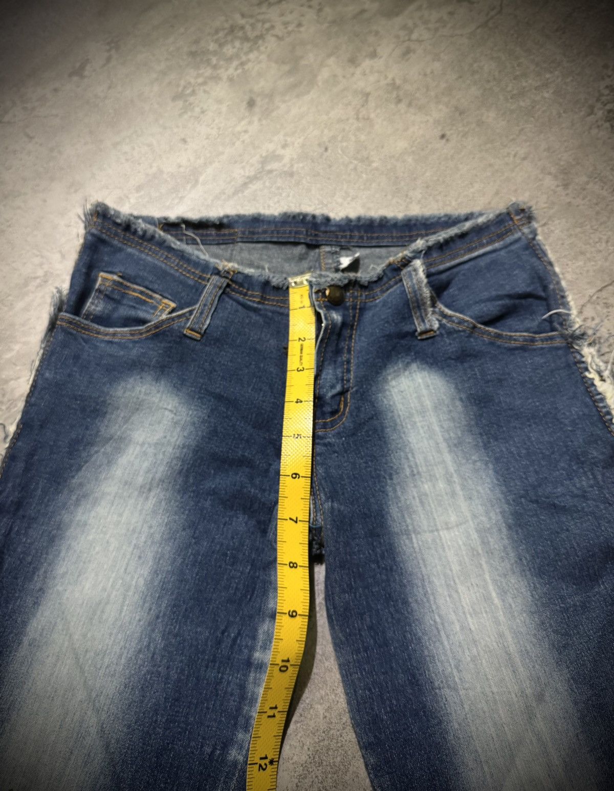 Tornado Mart Y2k Laced Ifsixwasnine Fadding Flare Jeans Size US 28 / EU 44 - 15 Thumbnail
