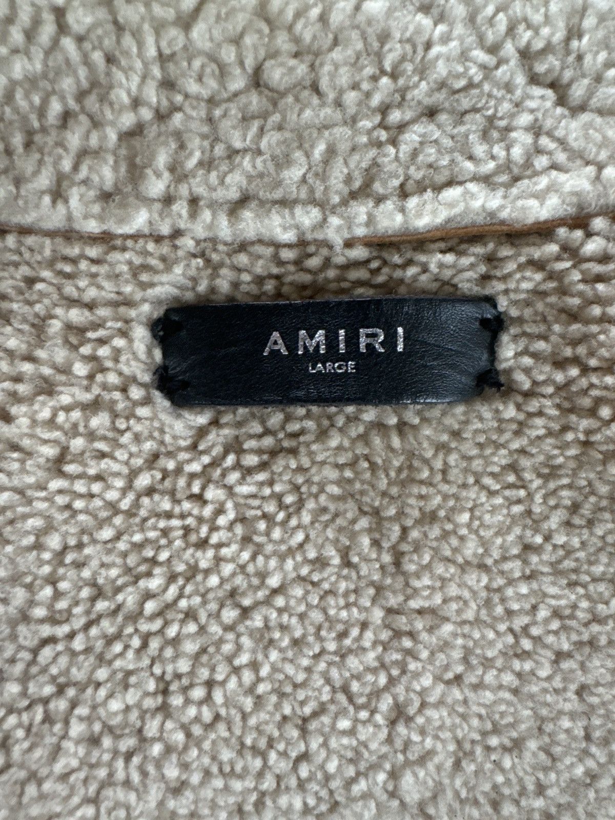 Amiri Amir Shearling Leather Rider Jacket FW2017 Size US L / EU 52-54 / 3 - 8 Thumbnail