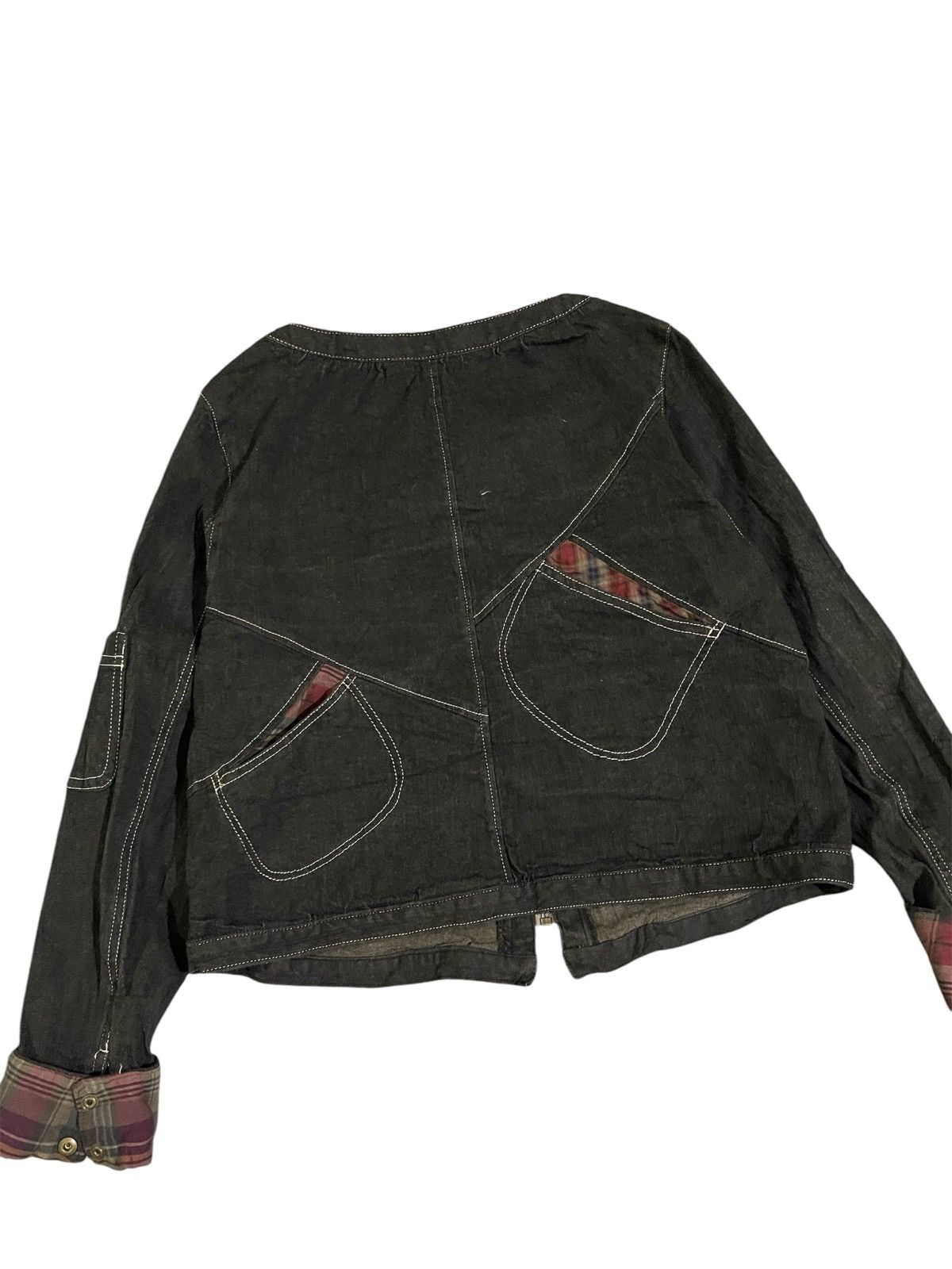 Hysteric Glamour Y2K Japanese Brand Multipocket Denim Jacket Size M / US 6-8 / IT 42-44 - 7 Thumbnail
