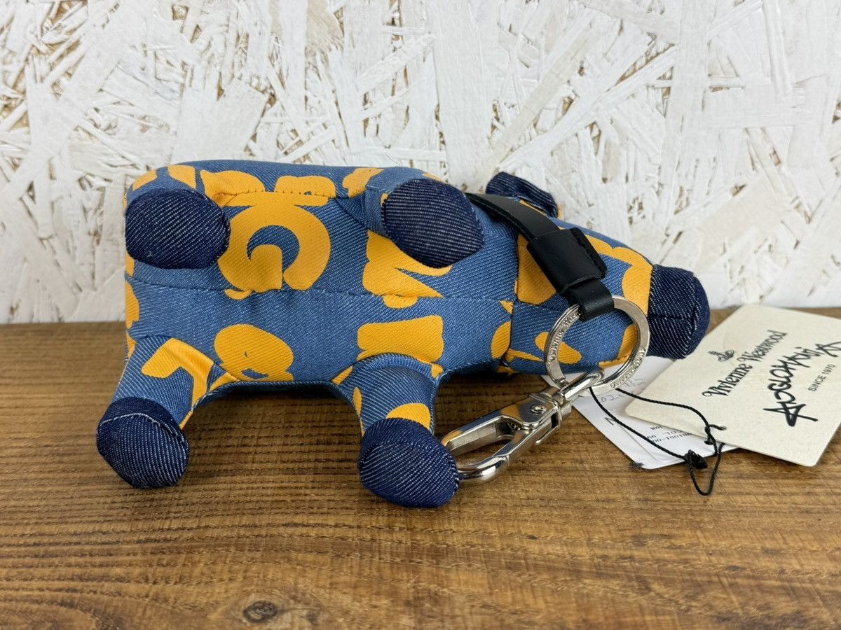 Vivienne Westwood NWT Vivienne Westwood Anglomania Denim Pig Toy Charm Size ONE SIZE - 9 Thumbnail