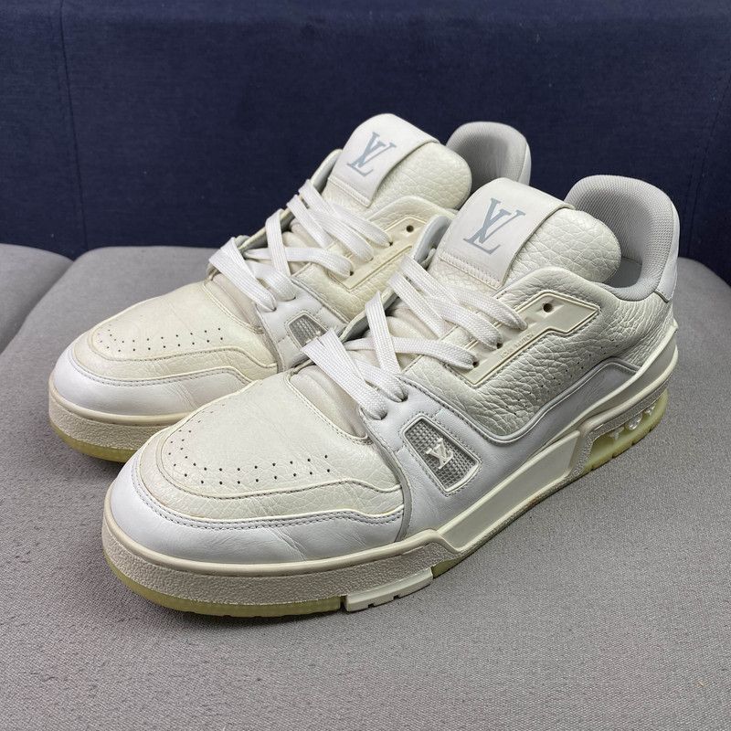 Louis Vuitton Trainer White Low-Top Fashion Sneakers 0079