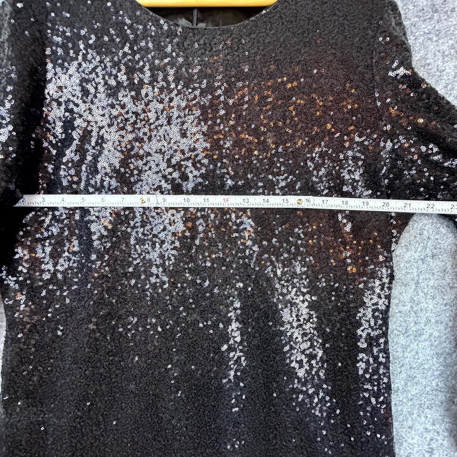 Naeem Khan Timeless Naeem Khan Dress 20W Black Glam Sequin Evening Size 3XL / US 20-22 - 6 Thumbnail