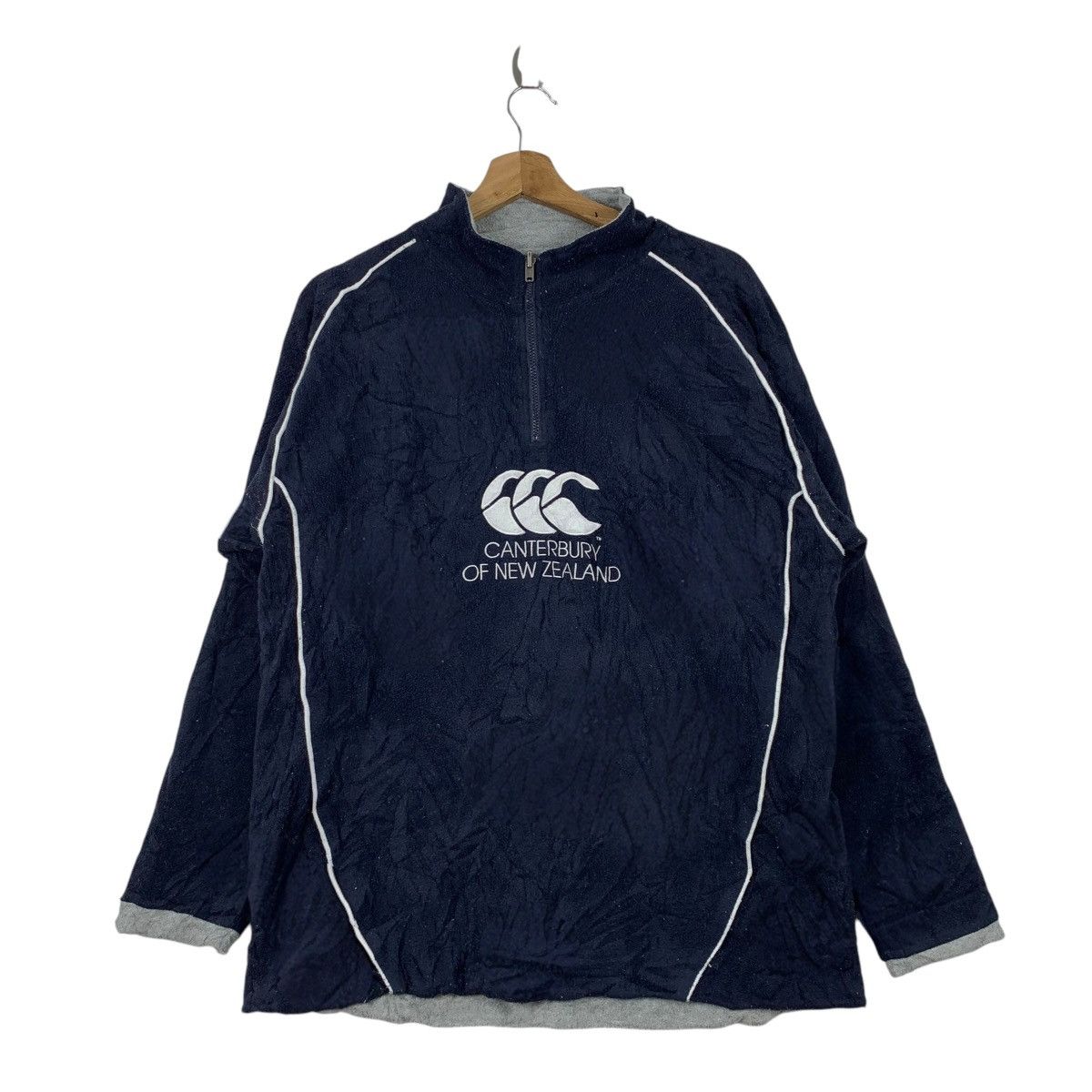 Canterbury of New Zealand CANTERBURY Of New Zealand Rugby Reversible Flece Half Zipper Size US L / EU 52-54 / 3 - 2 Thumbnail