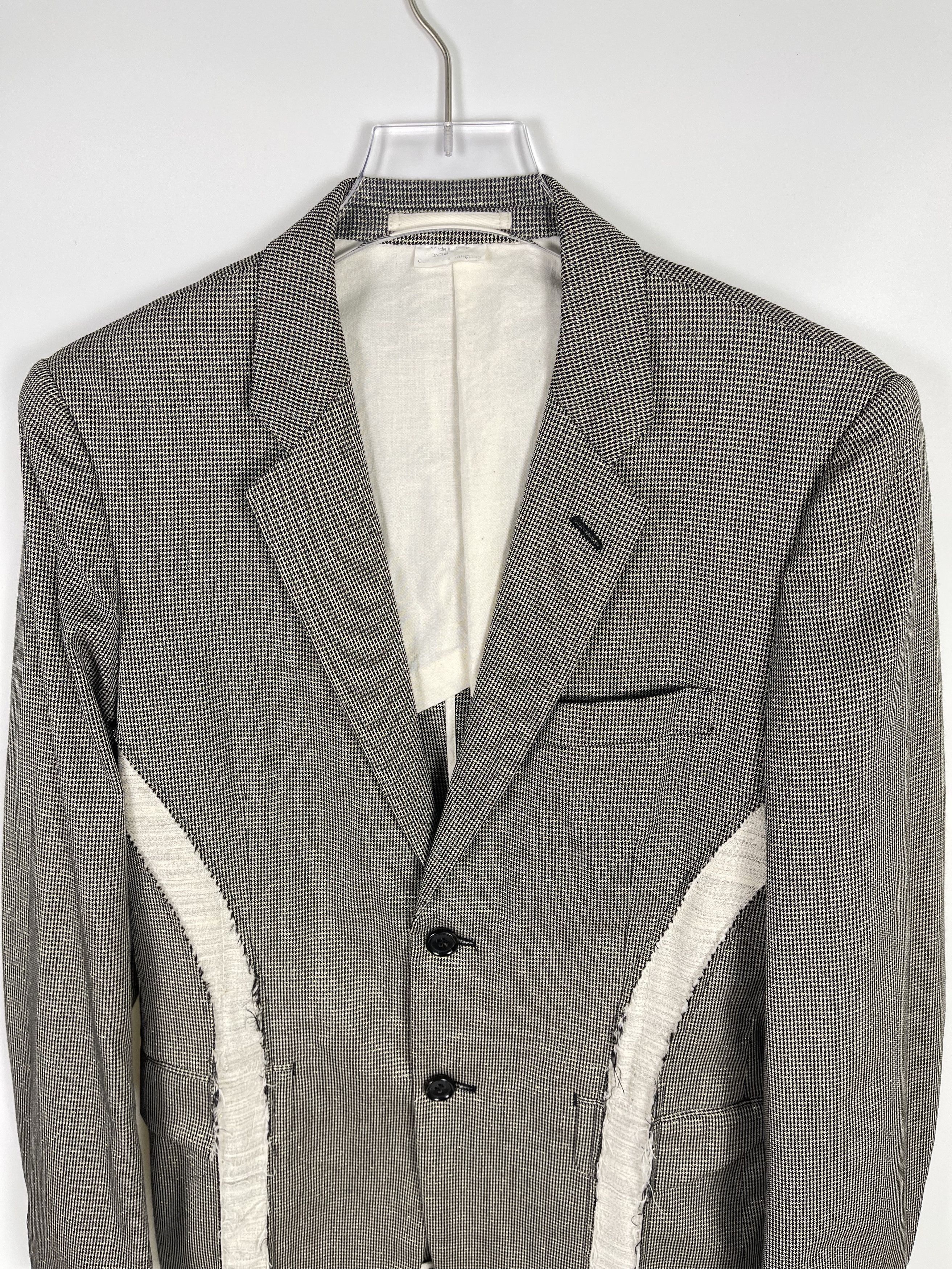 Comme des Garcons × Comme des Garcons Homme Plus Comme des Garcons Homme Plus SS07 Side-cut Gold-weave Blazer Size US S / EU 44-46 / 1 - 3 Thumbnail