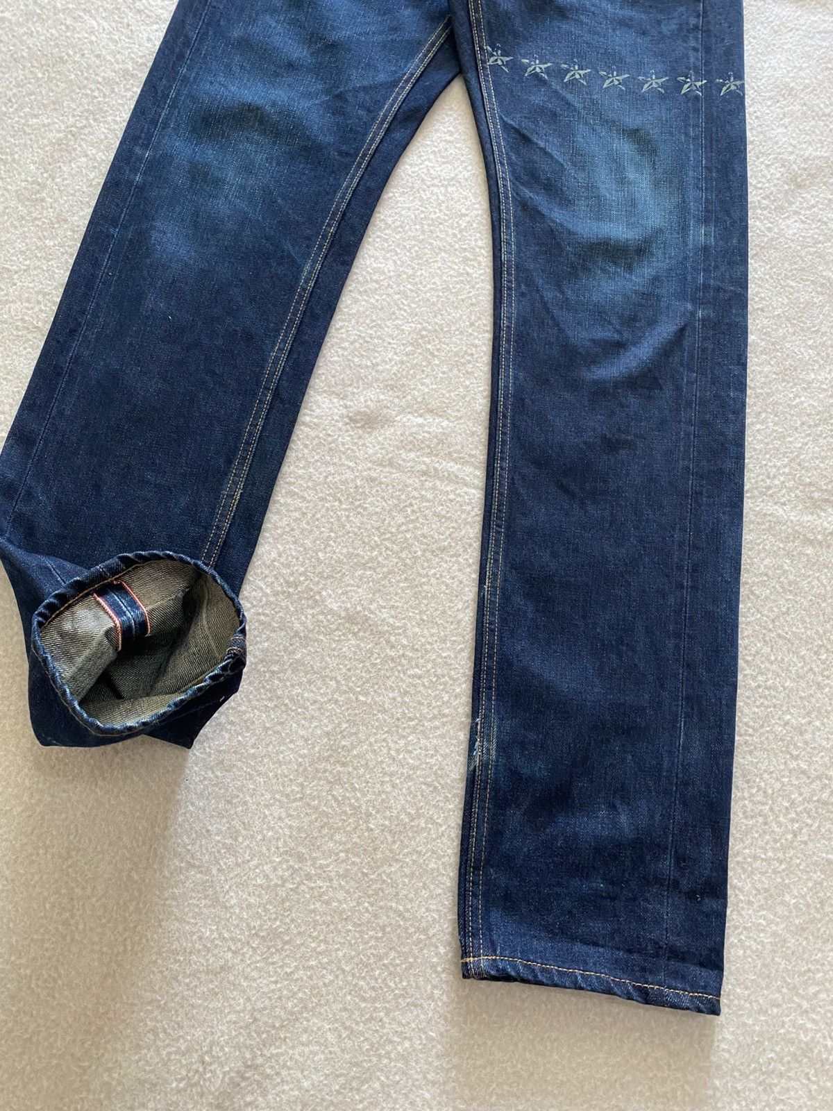 Boycott × Japanese Brand × Vintage Vintage Boycott Star Selvedge Denim W33 Size US 33 - 3 Thumbnail