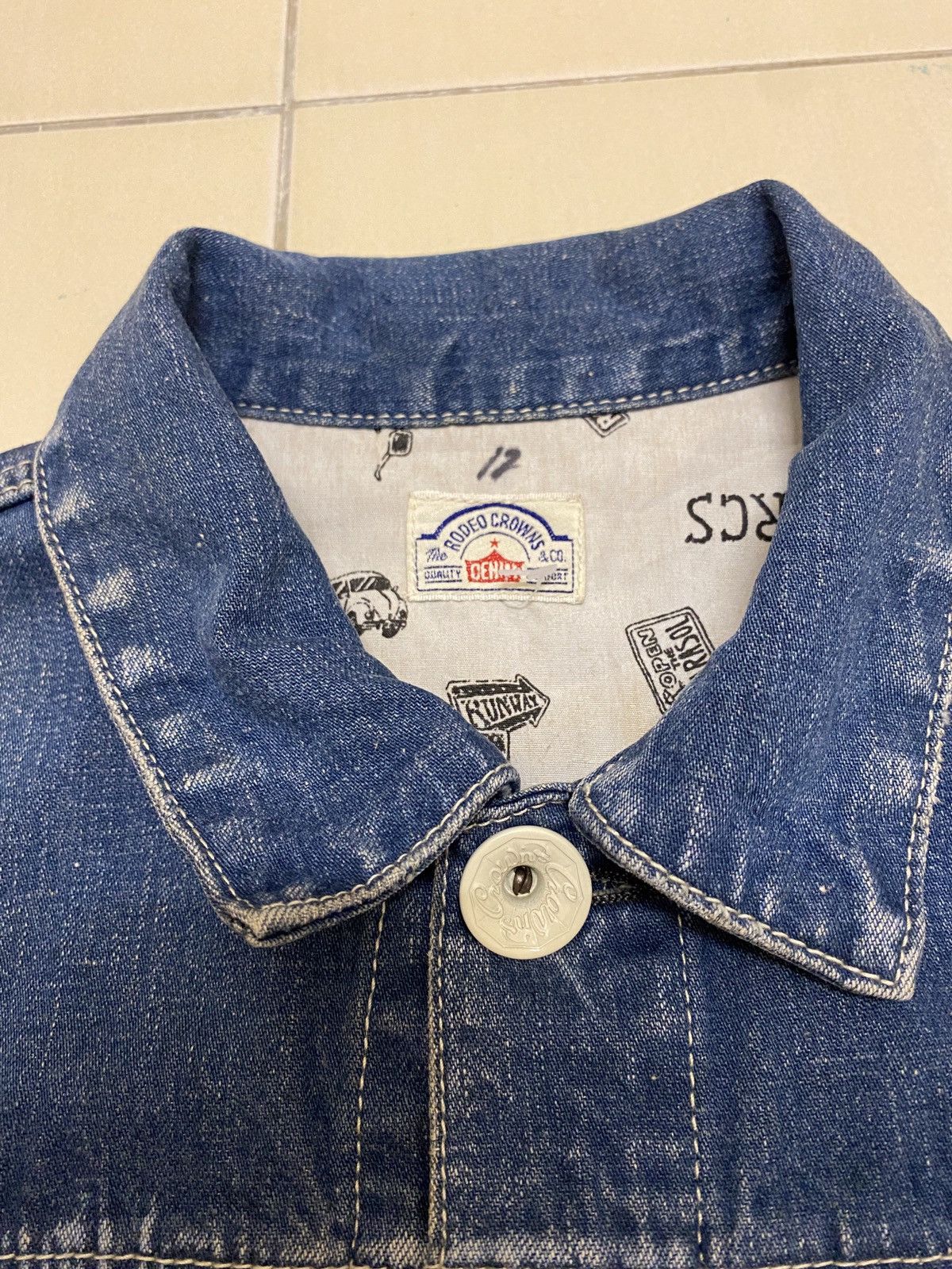 Japanese Brand Rodeo Crowns Type-I Denim Jacket Size S / US 4 / IT 40 - 4 Thumbnail