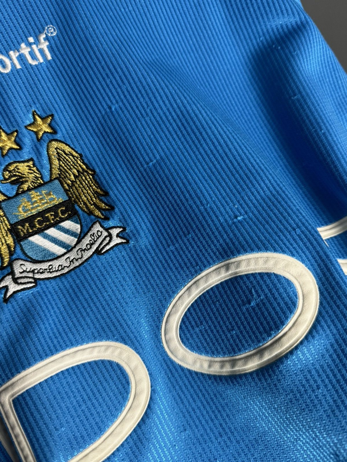 Le Coq Sportif Manchester City 99/01 Home Football Jersey Size US M / EU 48-50 / 2 - 14 Thumbnail