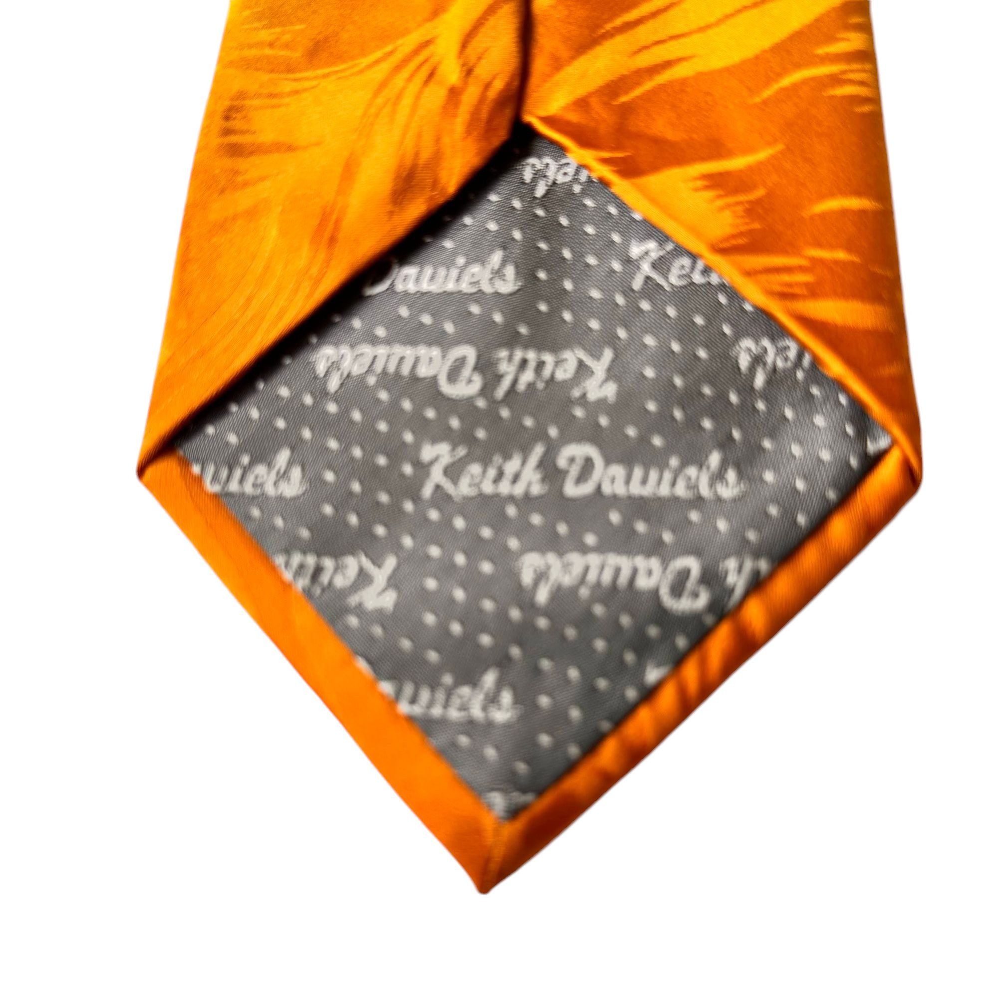 Handmade × Vintage Happy Halloween Mummy Necktie Vintage Keith Daniels Silk Tri Size ONE SIZE - 10 Thumbnail