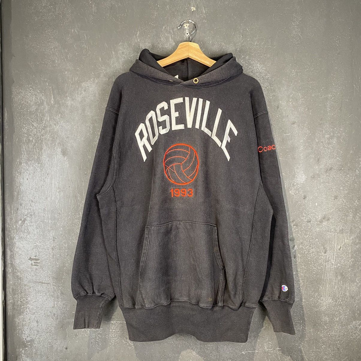 Champion Grail 90s 1993 Roseville Reverse Weave Pullover Size US XL / EU 56 / 4 - 1 Thumbnail