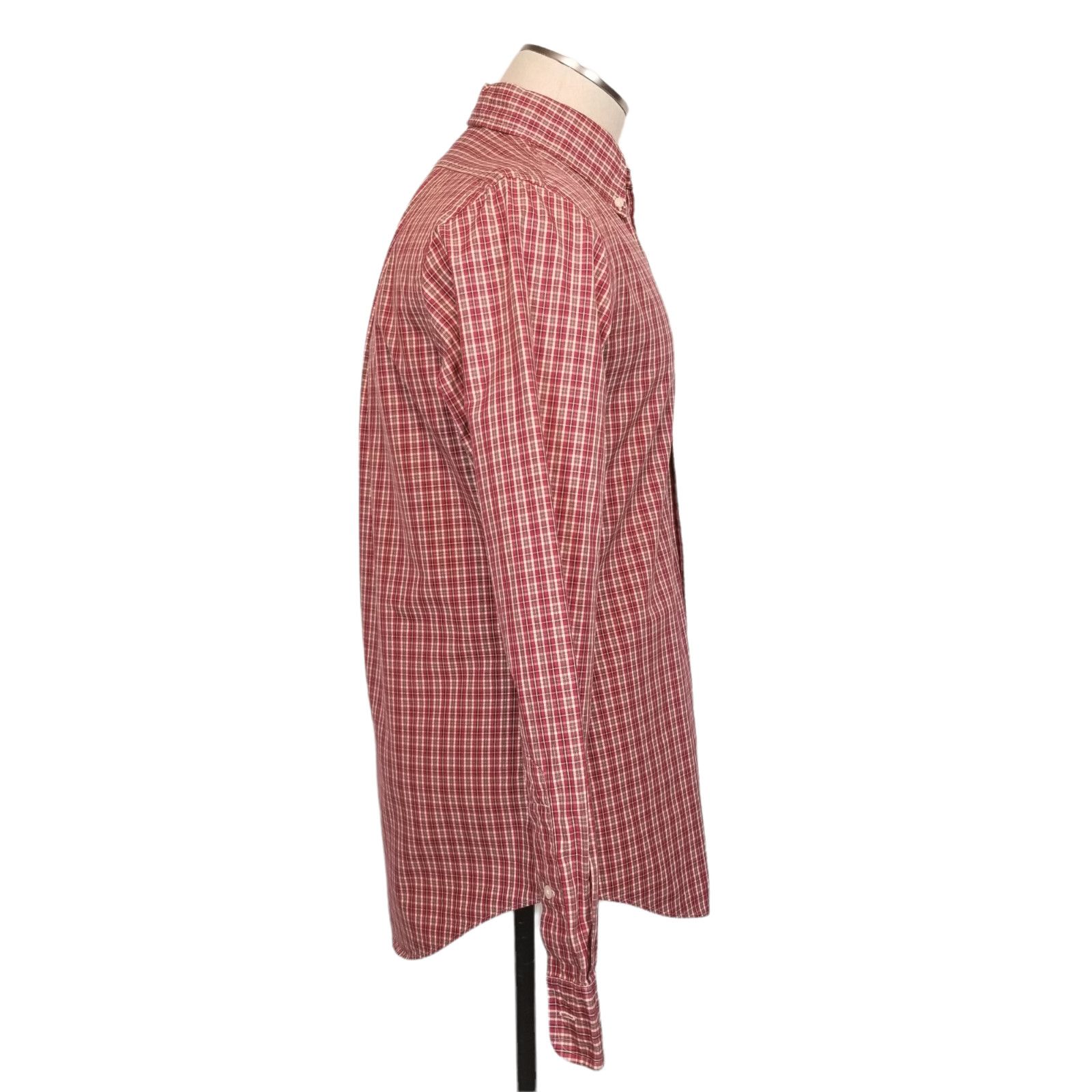Ralph Lauren Ralph Lauren Plaid Cotton Custom Fit Shirt Red Sz Small Size US S / EU 44-46 / 1 - 5 Thumbnail