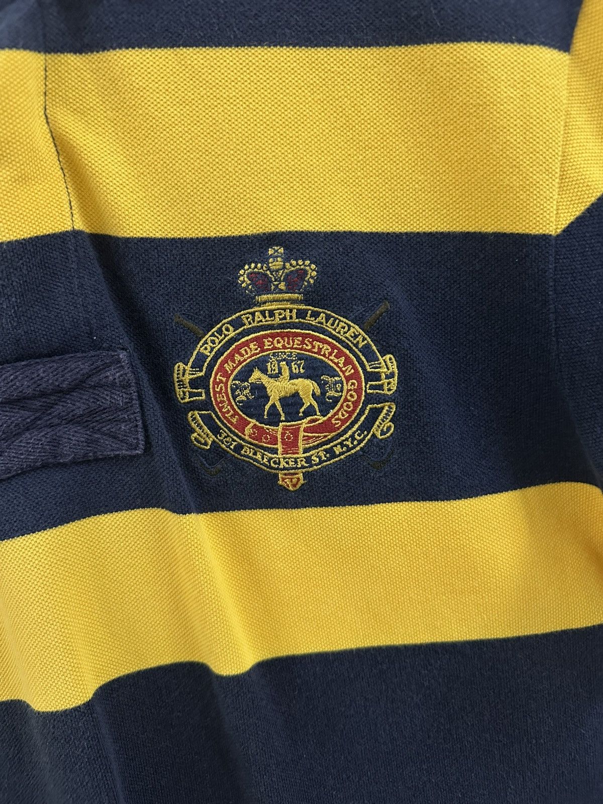 Polo Ralph Lauren Polo Ralph Lauren Striped Big Logo Rugby Polo Shirt Size US M / EU 48-50 / 2 - 7 Thumbnail