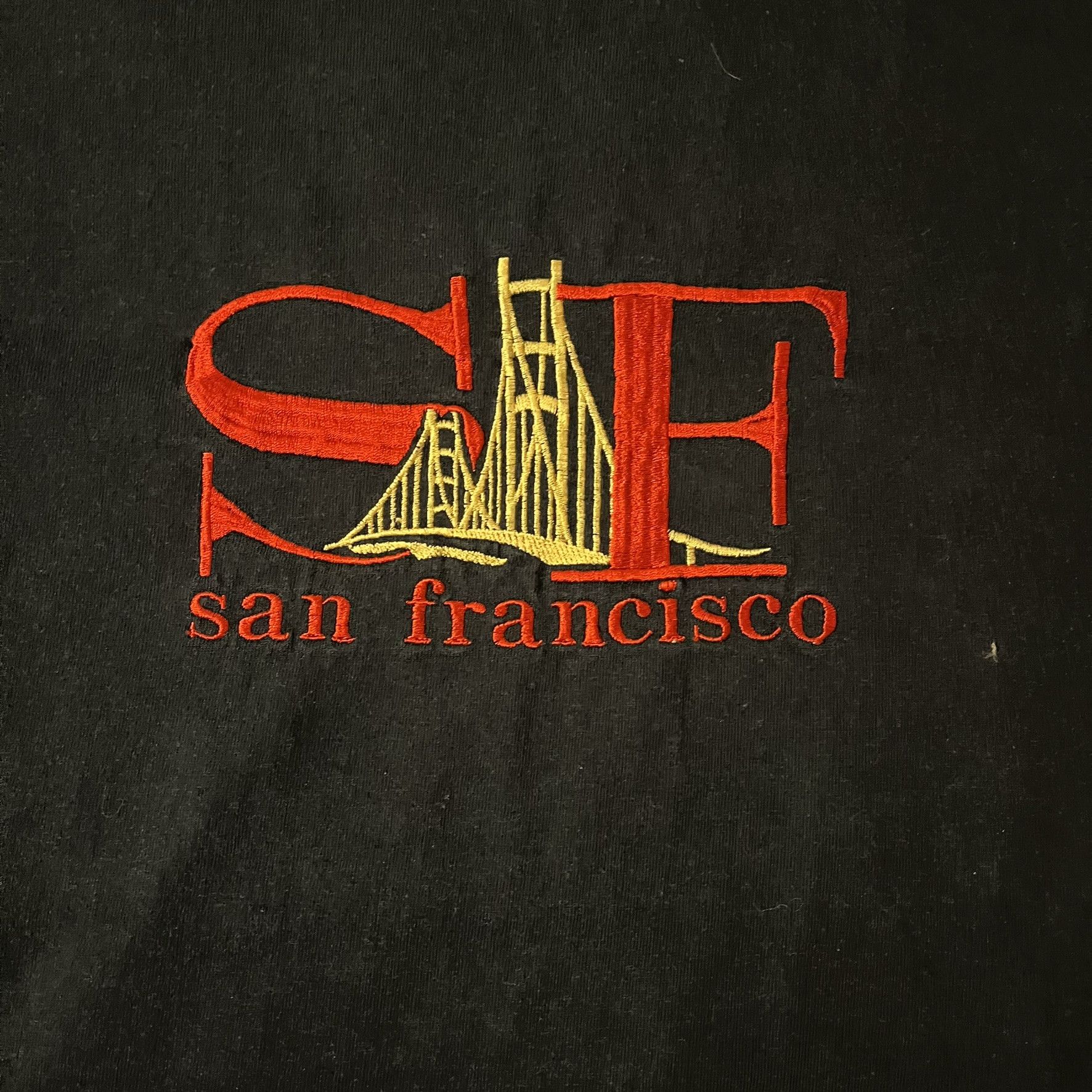 Alstyle VTG 2000s 00s San Francisco Embroidered Destination Tee Size US L / EU 52-54 / 3 - 4 Thumbnail
