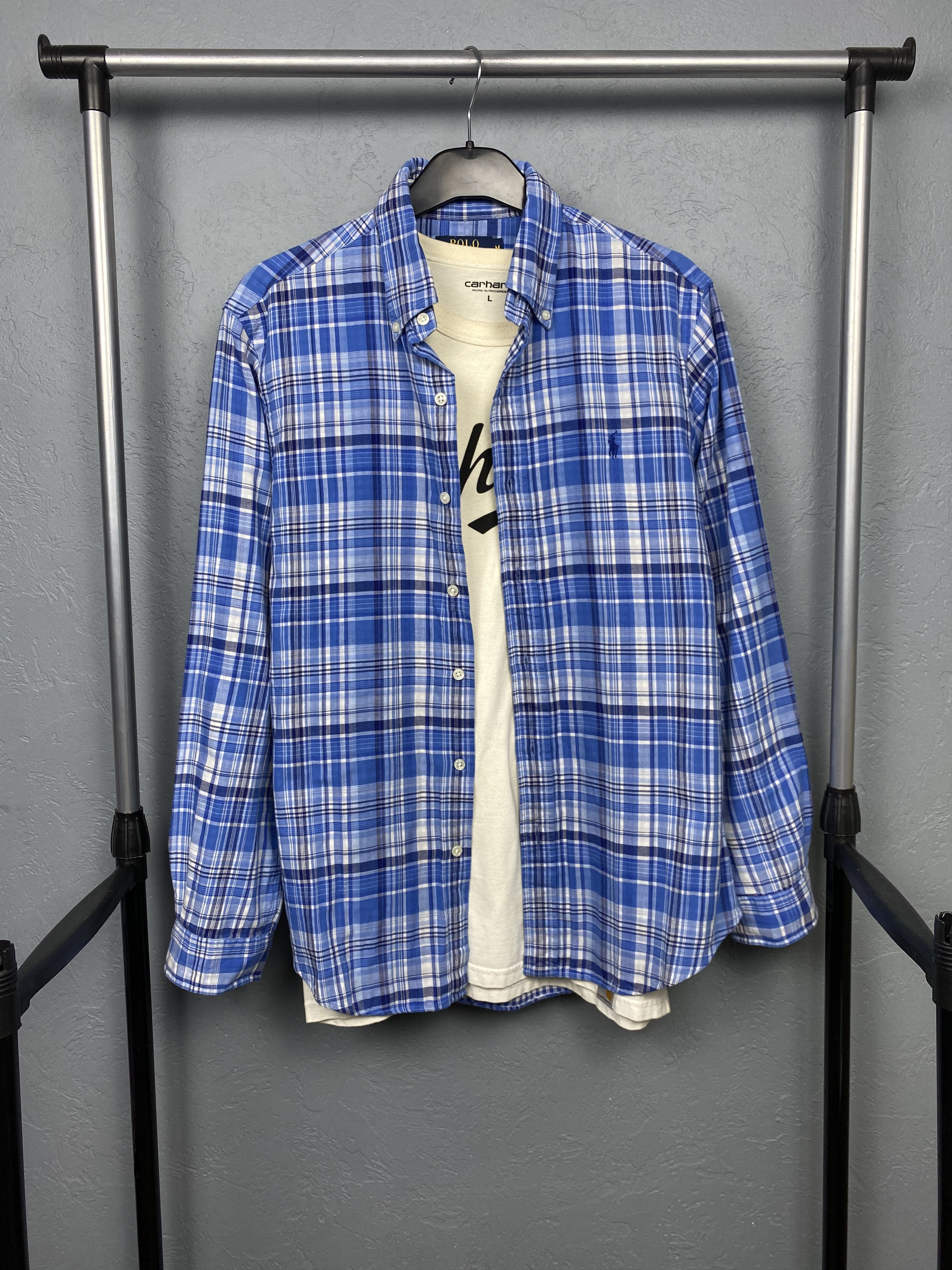 Polo Ralph Lauren Polo Ralph Lauren Vintage Mens Long Sleeve Shirt Size US M / EU 48-50 / 2 - 1 Thumbnail