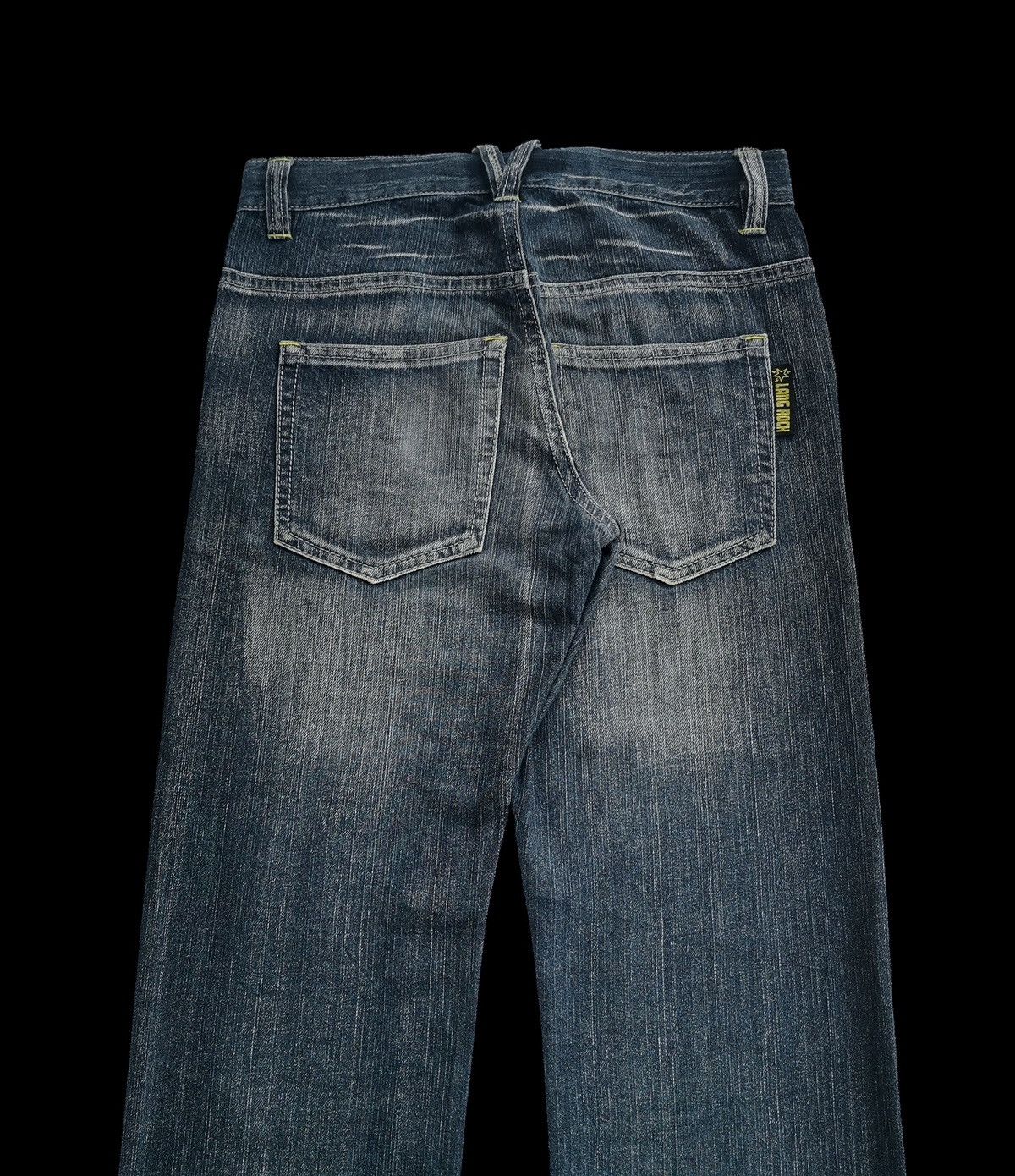 Japanese Brand Lang Rock Print Denim Jeans Size US 30 / EU 46 - 2 Thumbnail