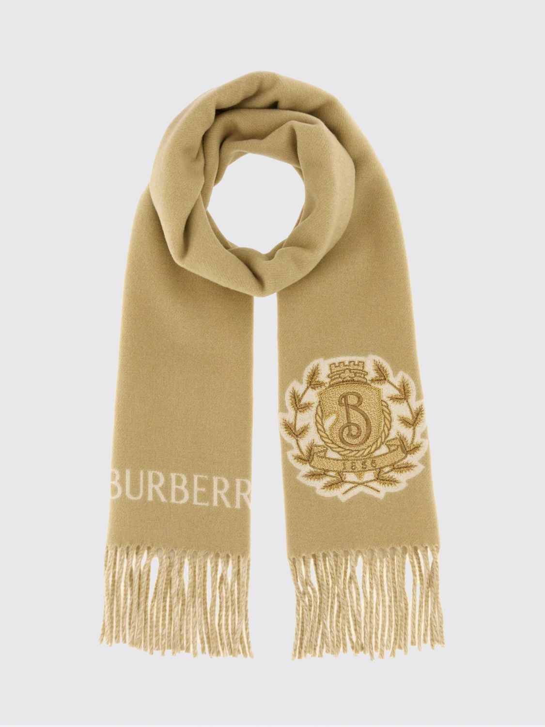 Burberry Burberry Scarf Men Brown Size ONE SIZE - 1 Thumbnail