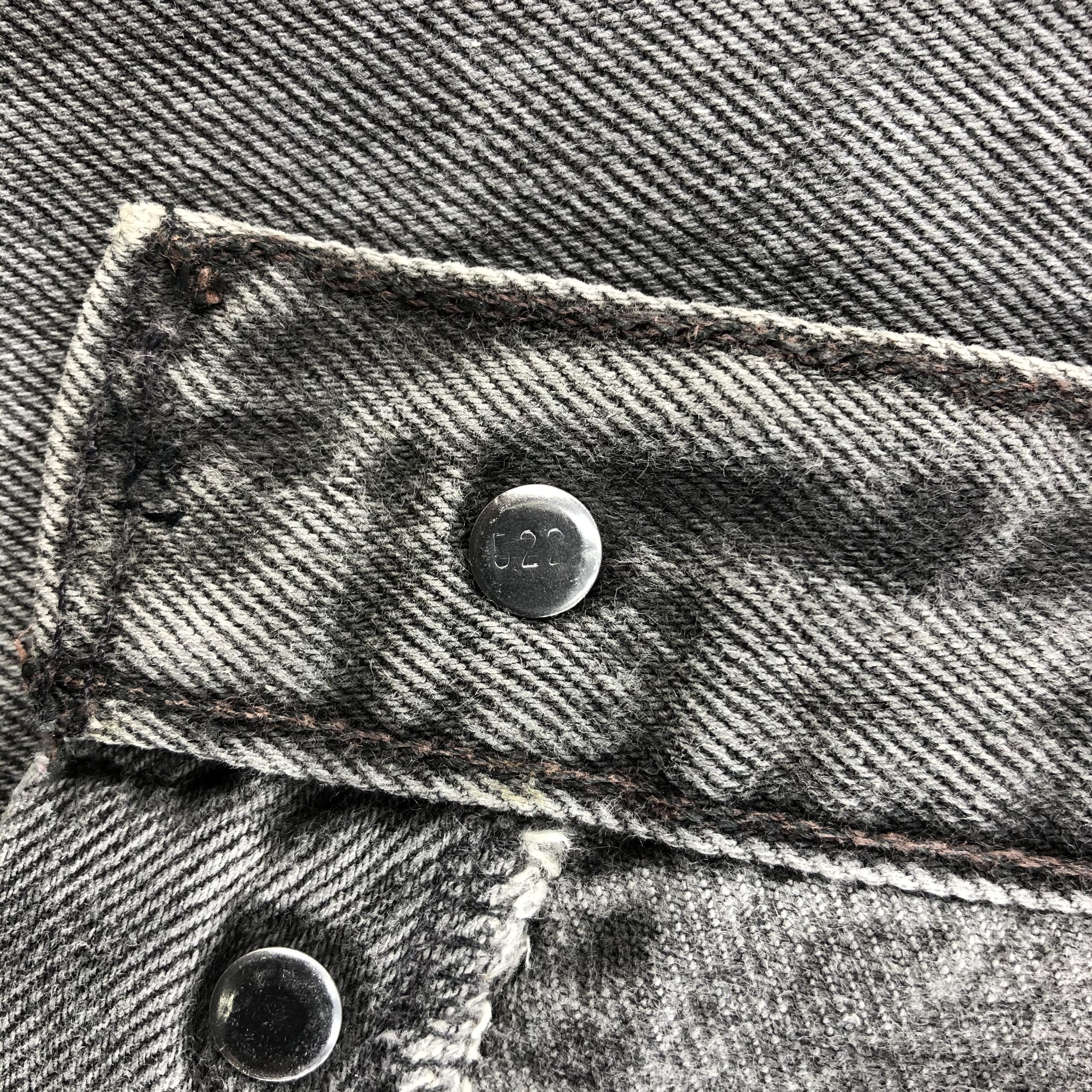 Levi's Vintage 90s Levis 501 Faded Black Jeans-J1654 Size US 36 / EU 52 - 9 Thumbnail