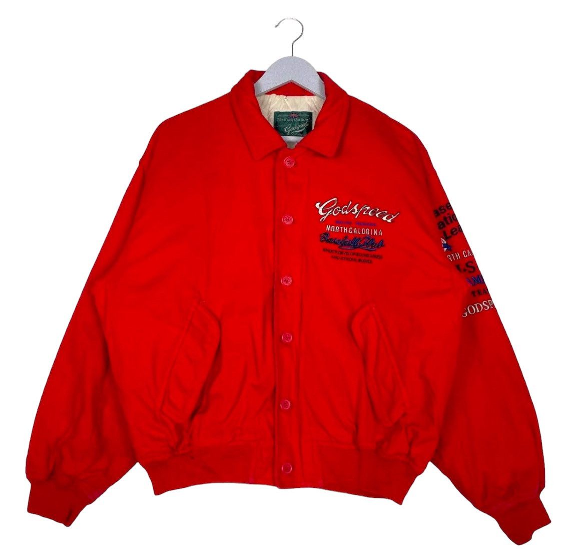Hein Gericke × Kadoya 💥80s GODSPEED RACING RIOT BOMBER JACKET Size US L / EU 52-54 / 3 - 1 Thumbnail