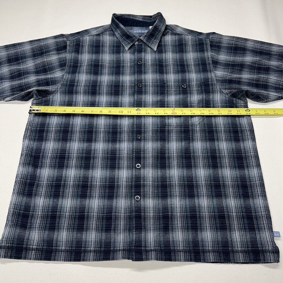 Other Canyon River Blues Shirt Blue Plaid Button Up Short Sleeve Size US XL / EU 56 / 4 - 17 Thumbnail