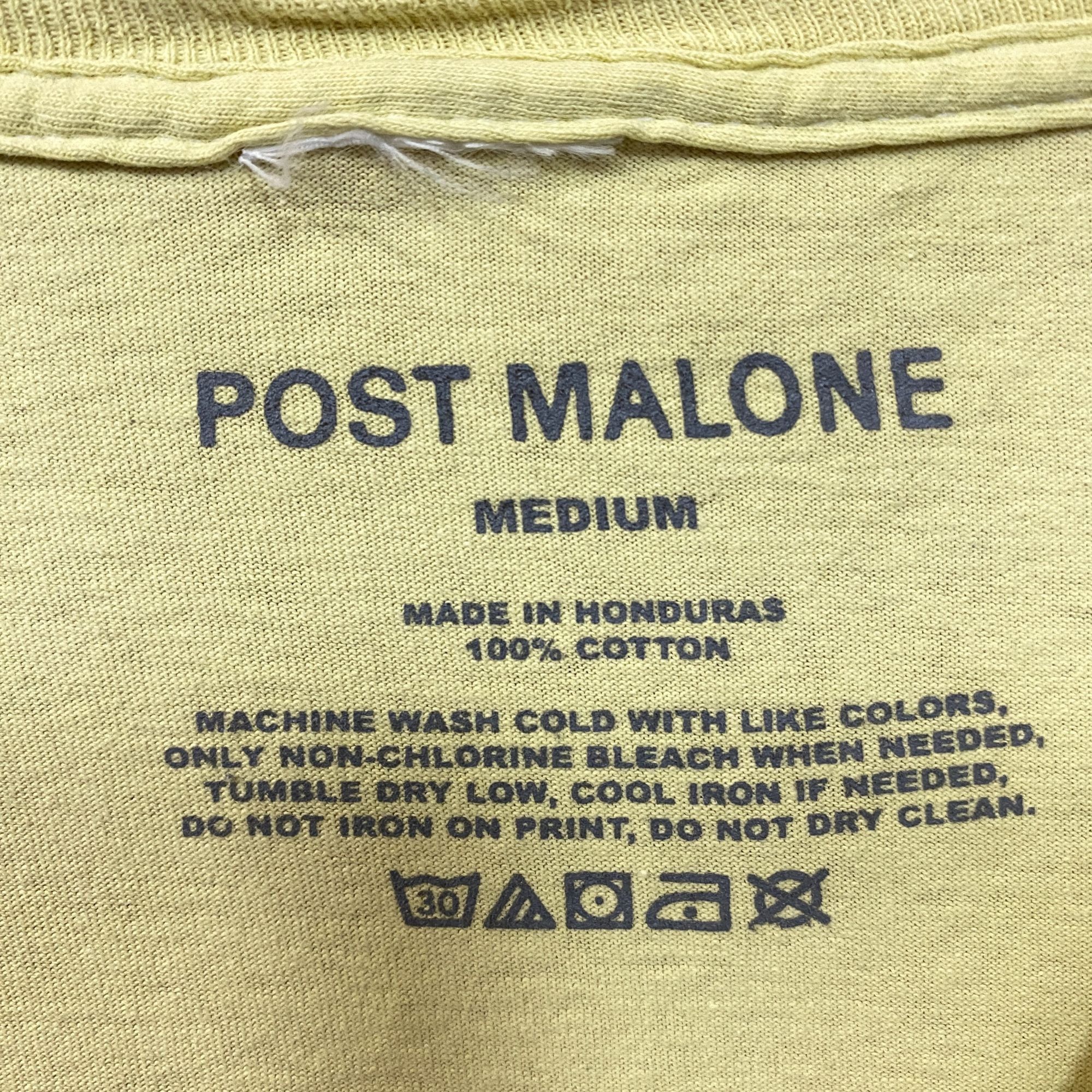 Rap Tees Post Malone Retro Graphic T-Shirt Medium Size US M / EU 48-50 / 2 - 4 Thumbnail