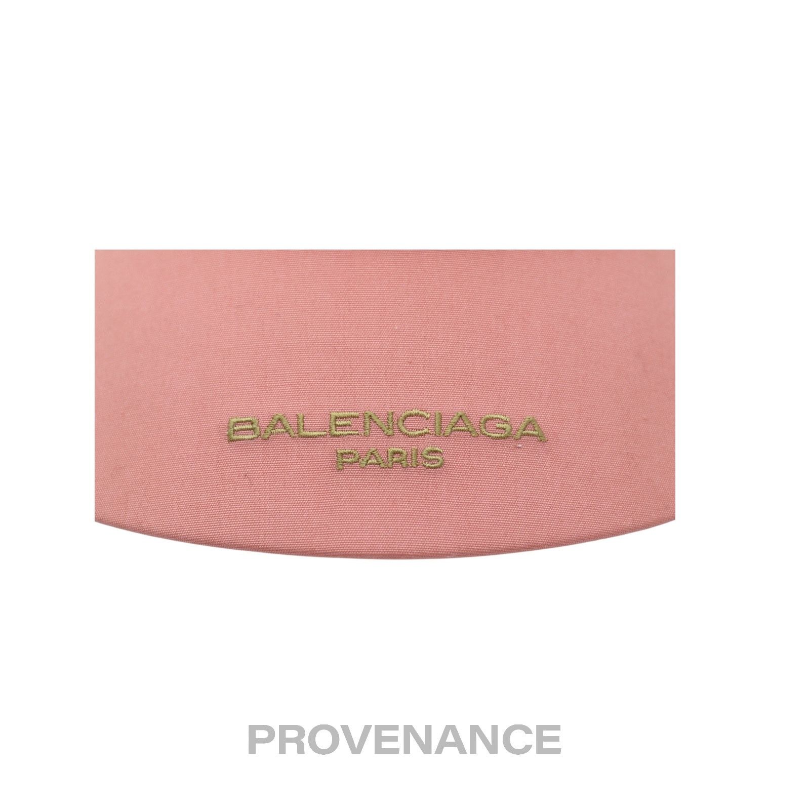 Balenciaga 🔴 Balenciaga BB Logo Visor - Powder Pink Size ONE SIZE - 8 Thumbnail