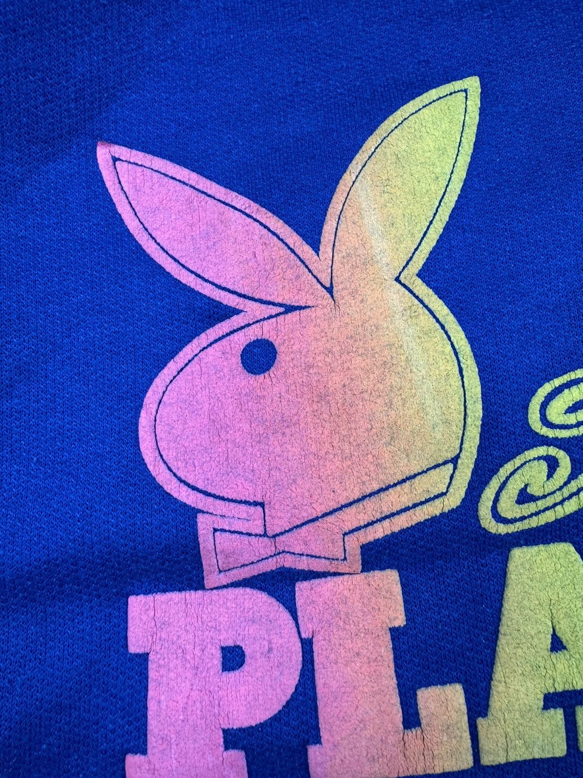 Playboy × Vintage Rare Vintage 80s The New Playboy rainbow logo sweatshirt Size US L / EU 52-54 / 3 - 6 Thumbnail