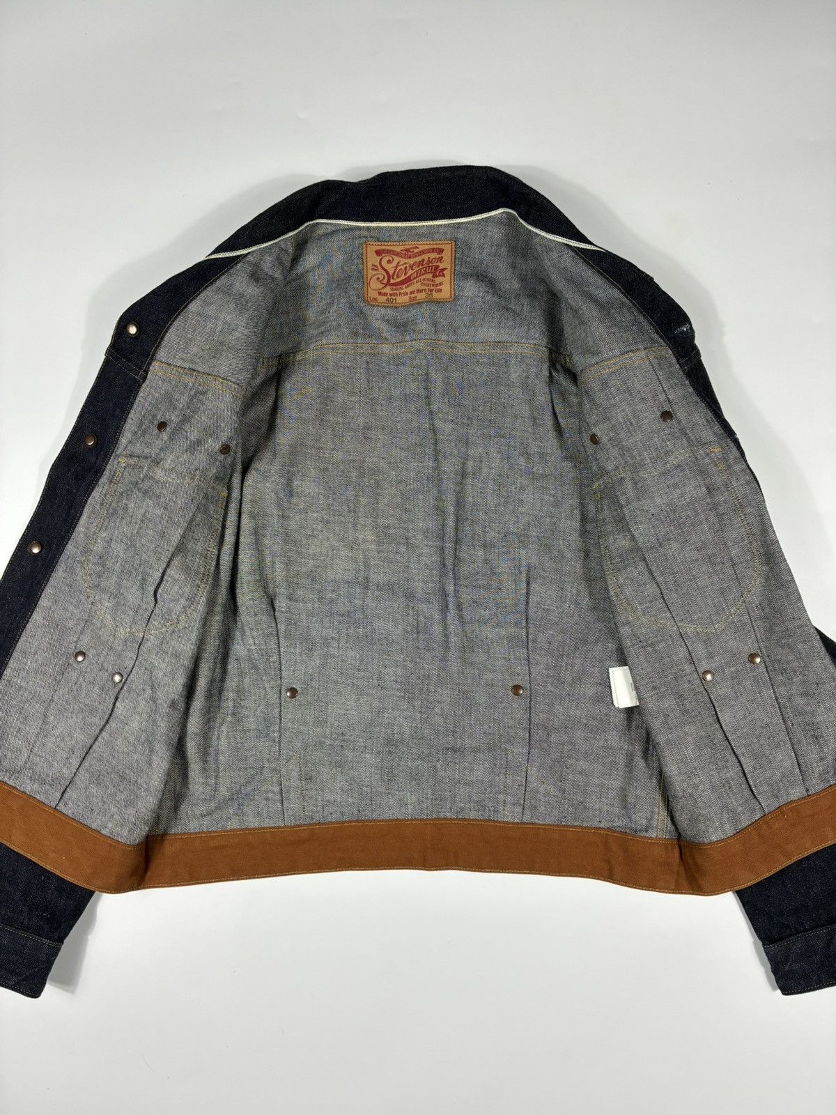 Stevenson Overall Co. Stevenson Overall Co. Lot 401 Denim Jacket Size US S / EU 44-46 / 1 - 6 Thumbnail