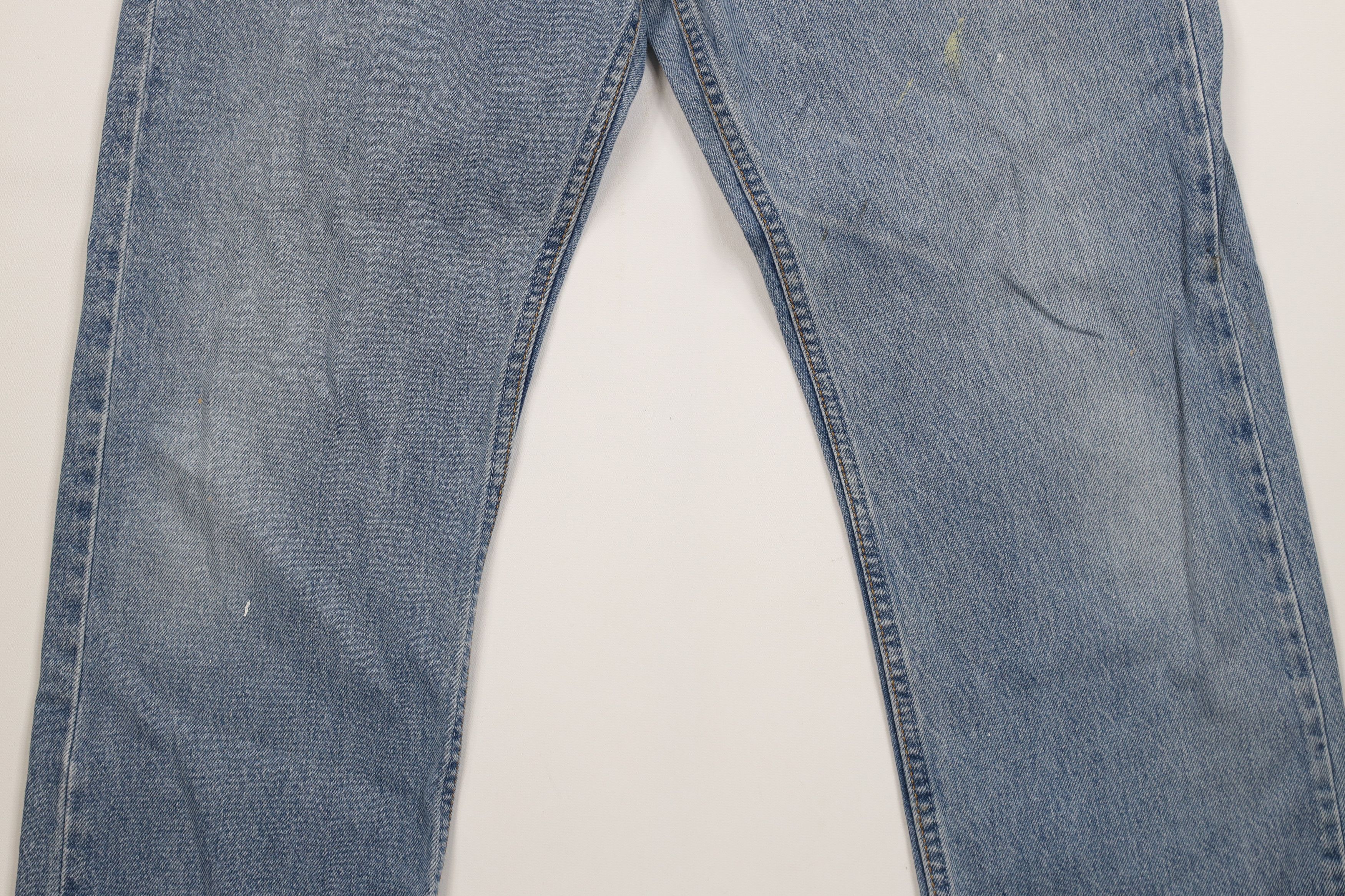 Levi's Vintage Y2K 2002 Levis 505 Regular Straight Leg Denim Jeans Size US 36 / EU 52 - 3 Thumbnail