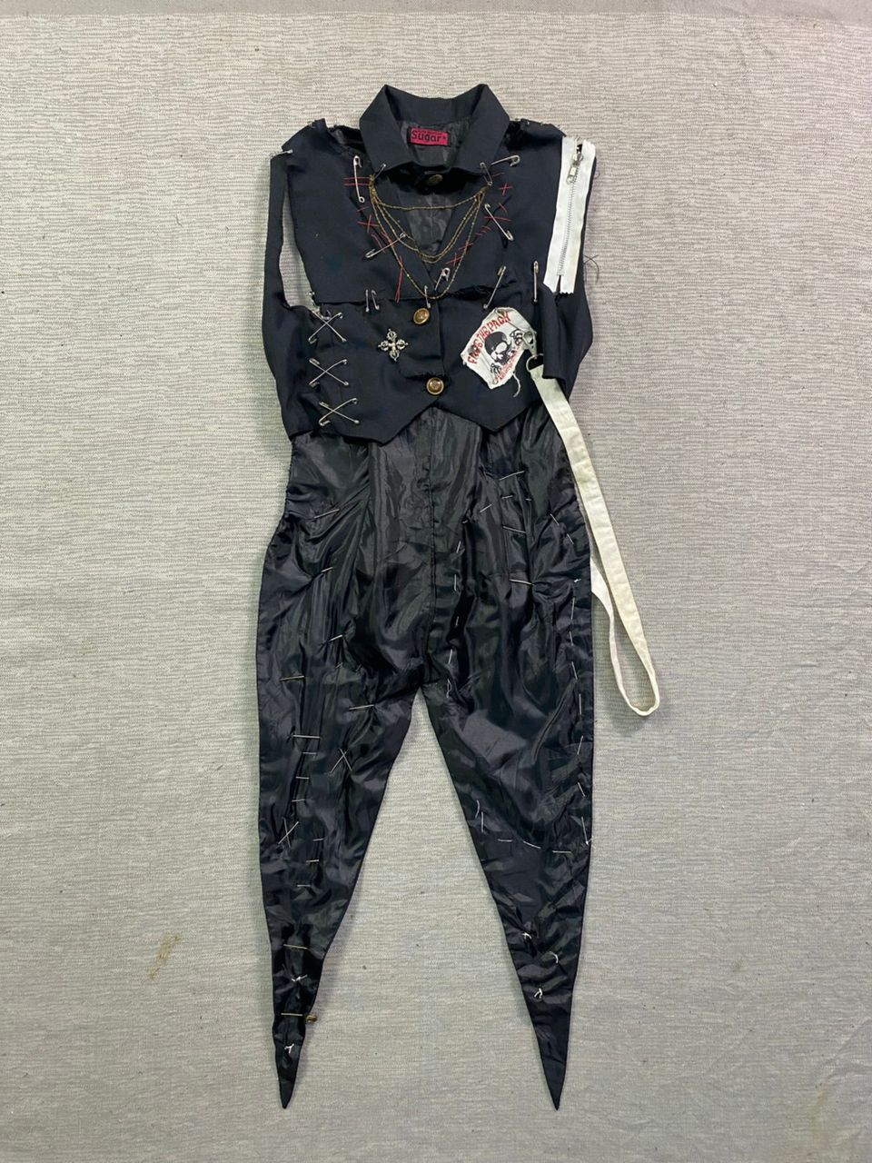 If Six Was Nine × Seditionaries Sugar Punk Rave Women's Waistcoat Vest Vampire Style Size S / US 4 / IT 40 - 2 Thumbnail