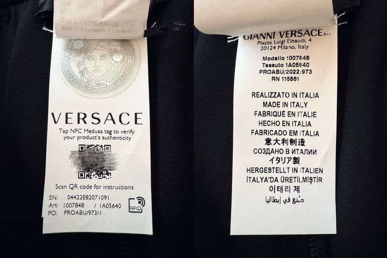 Versace Versace Straight-leg athleisure Size US 31 - 7 Thumbnail