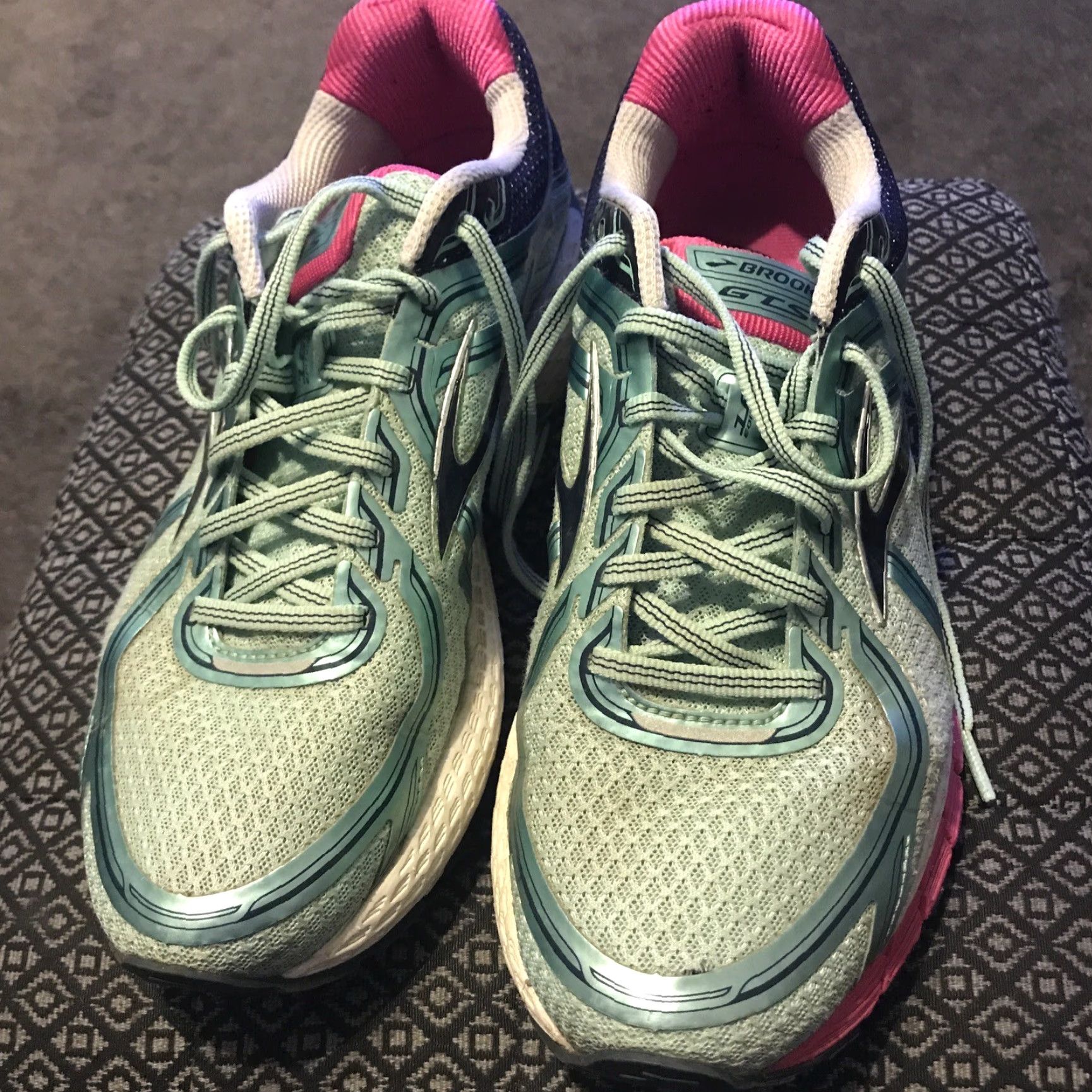 Brooks Brooks Adrenaline GTS Sneaker Women US 11 Multicolor Pinkglo/Peacoat Brutin/Jirties 16 Size L / US 10 / IT 46 - 4 Thumbnail