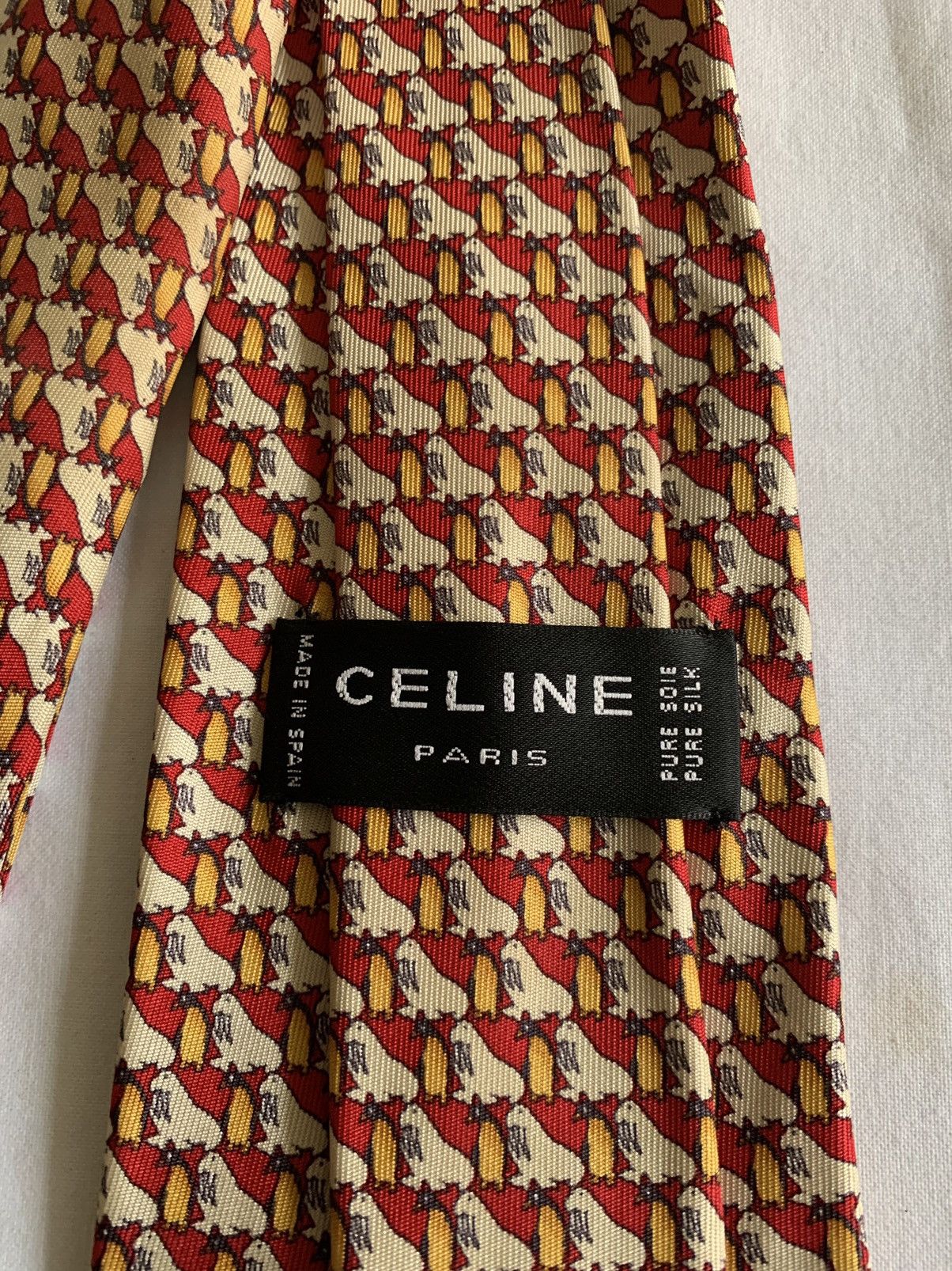 Celine CELINE PURE SILK NECK TIE Size ONE SIZE - 6 Thumbnail