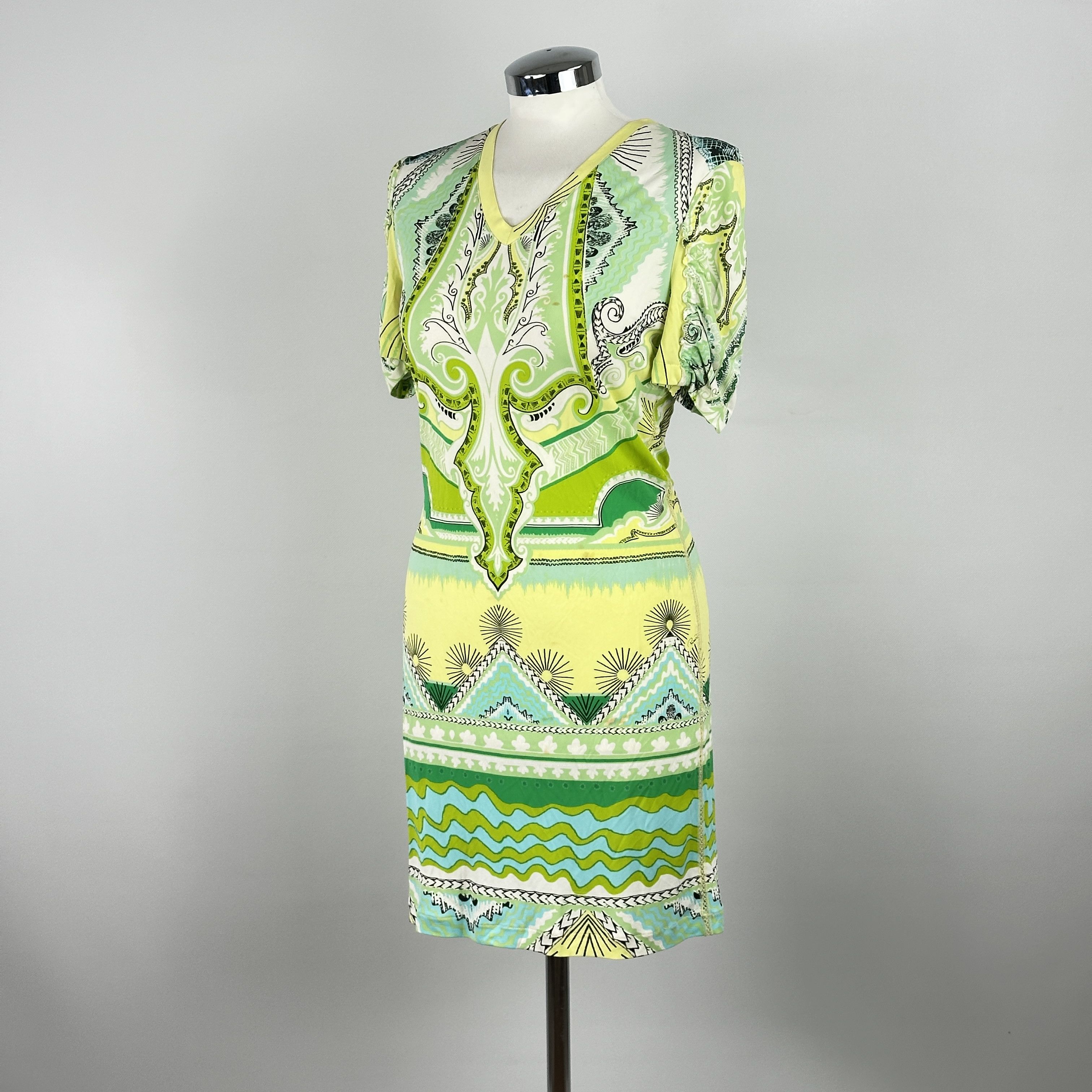 Roberto Cavalli Abito Roberto Cavalli Fantasia Astratta – 40 IT Size S / US 4 / IT 40 - 6 Thumbnail