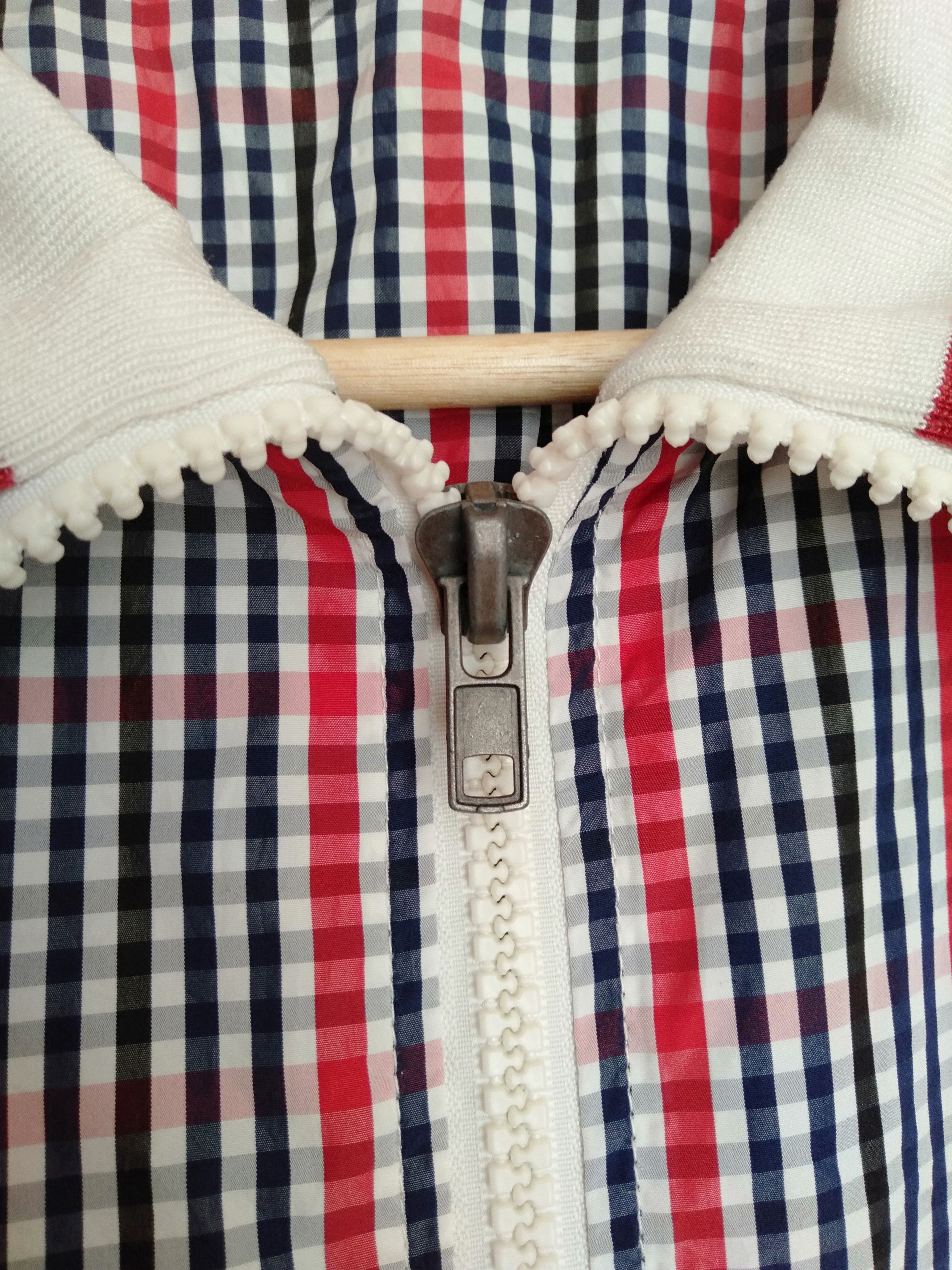 Japanese Brand Japanese Brand Checkered Bomber Jacket Moncler Logo Size US XL / EU 56 / 4 - 4 Thumbnail