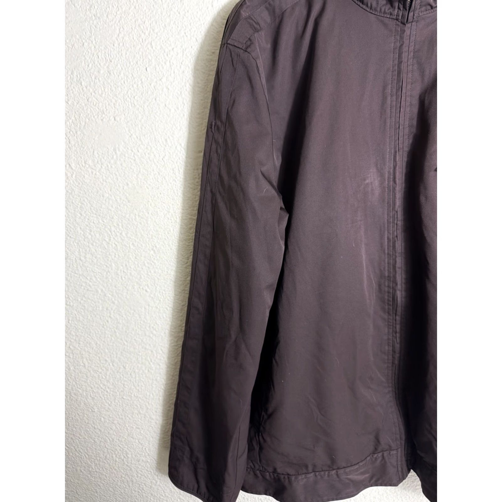 Gap VINTAGE Gap Bomber Jacket Nylon Polyester Lining Full Zip Mens XL Brown Size US XL / EU 56 / 4 - 2 Thumbnail