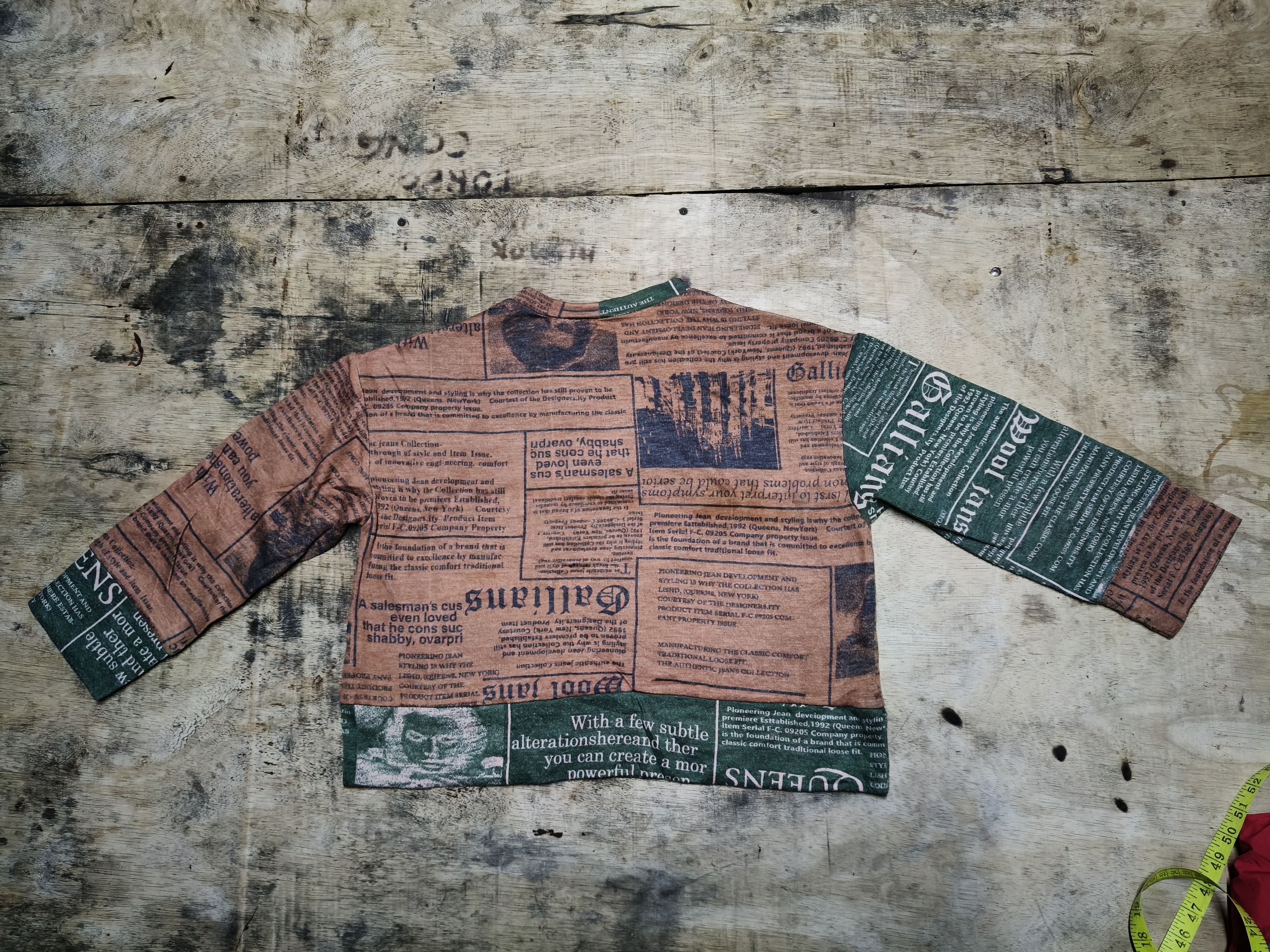 Japanese Brand La Que Serra Cropped Paper Design Size M / US 6-8 / IT 42-44 - 4 Thumbnail