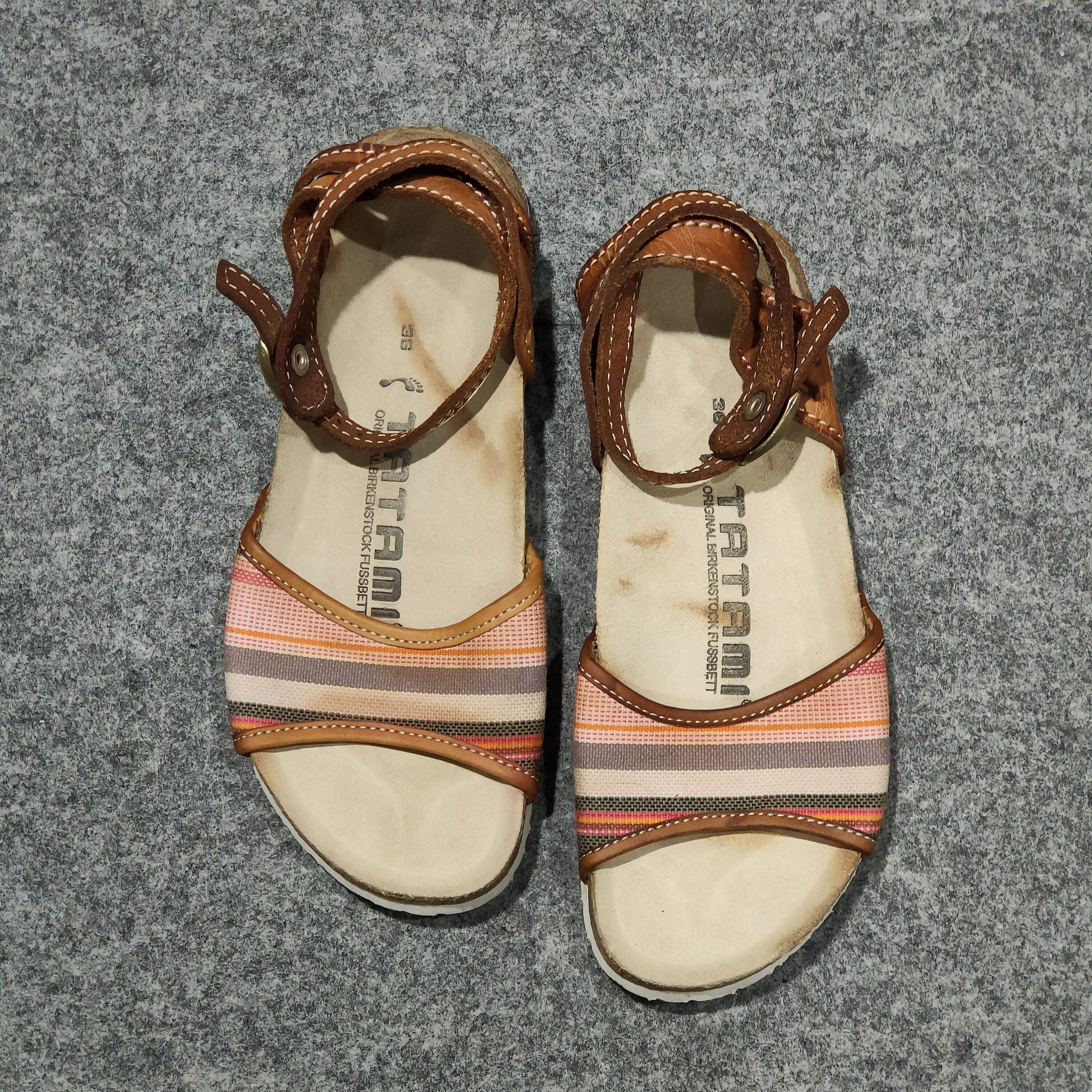 Birkenstock 🔥TATAMI By ORGINAL BIRKENSTOCK FUSSBETT Sandal Size US 4.5 / IT 34.5 - 1 Thumbnail