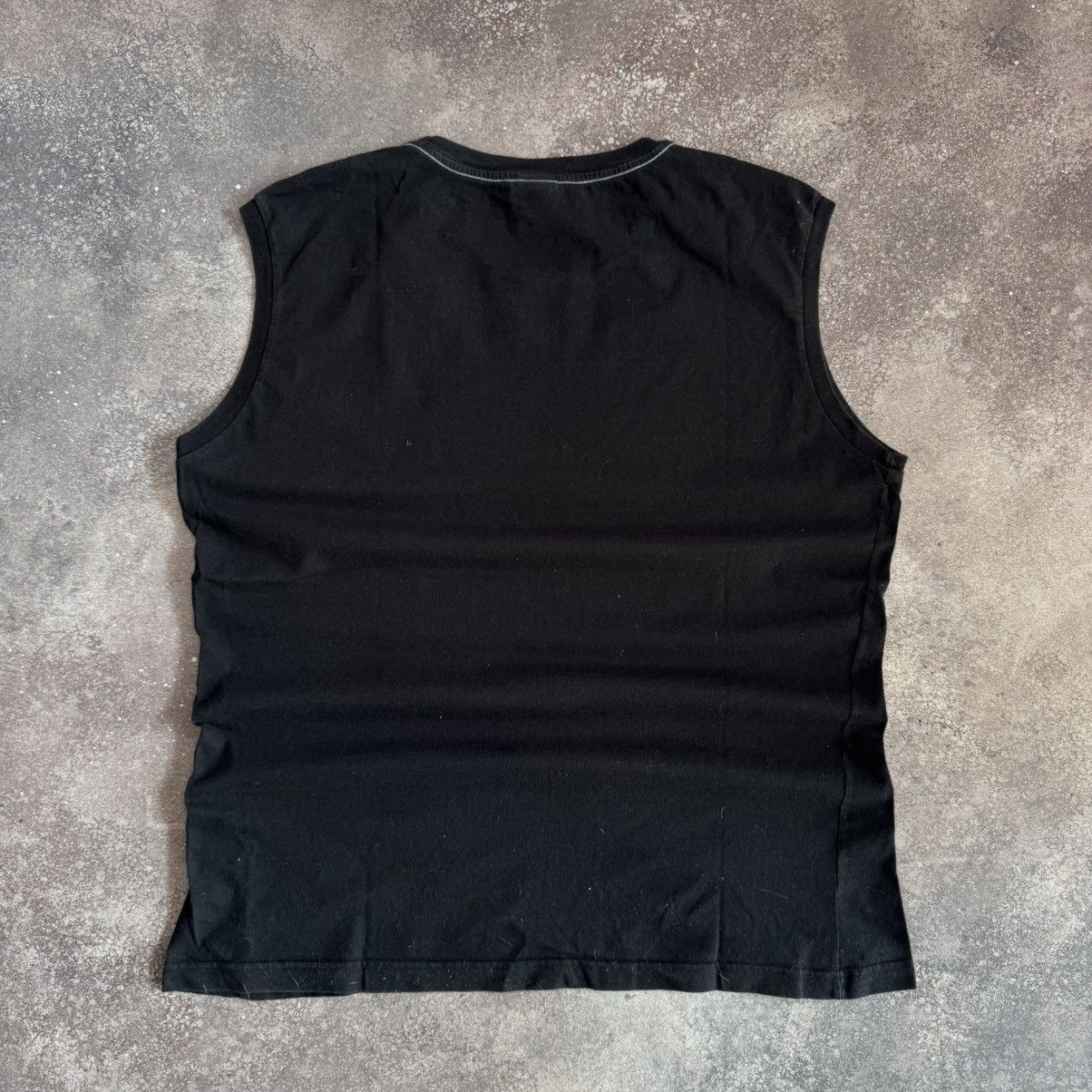 Diesel × Vintage Diesel Vintage Big Logo Y2K Punk Rave Tank Top Size US XL / EU 56 / 4 - 6 Thumbnail
