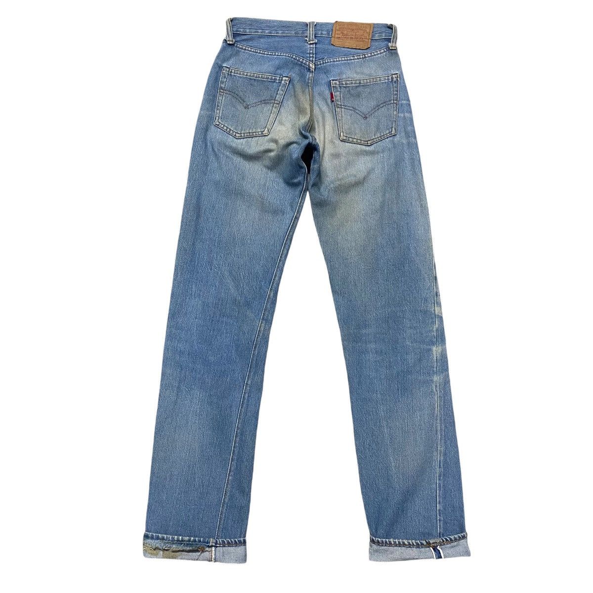 Levi's Vintage 80s Levis 501 Redline Jeans 27x32 Size US 27 - 2 Thumbnail