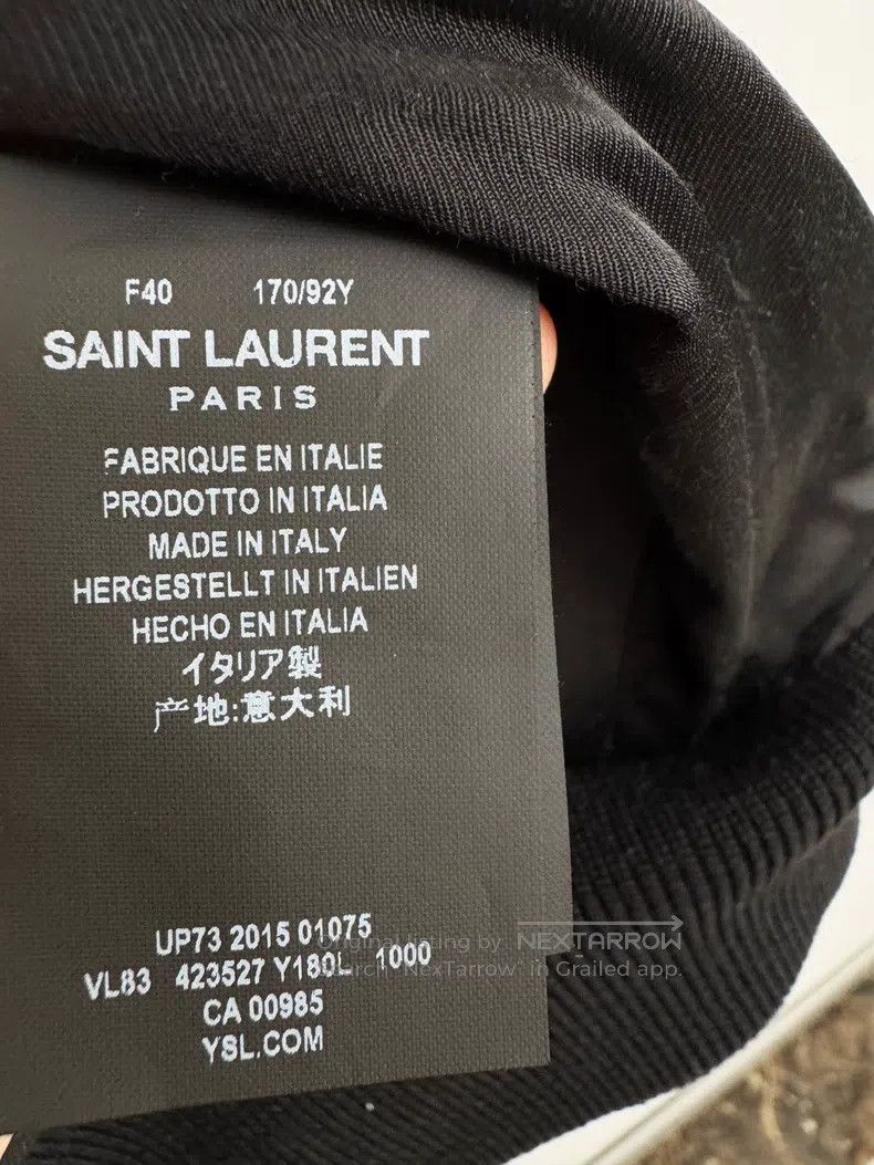 Saint Laurent Paris Saint Laurent Paris Baseball Jacket Size S / US 4 / IT 40 - 6 Thumbnail