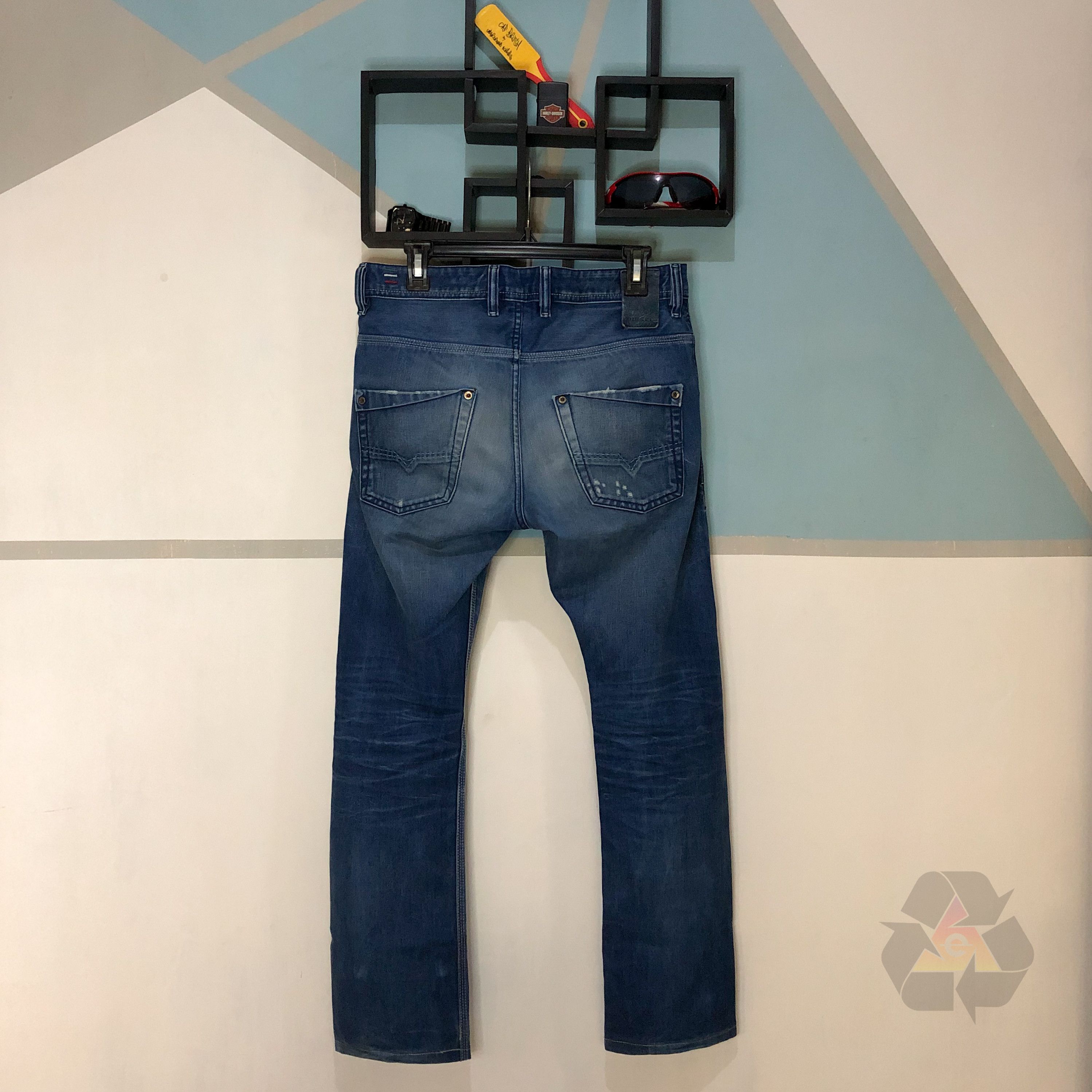 Diesel × Vintage Vintage Rare Diesel Industry Denim Jeans Y2K Size US 29 - 15 Thumbnail