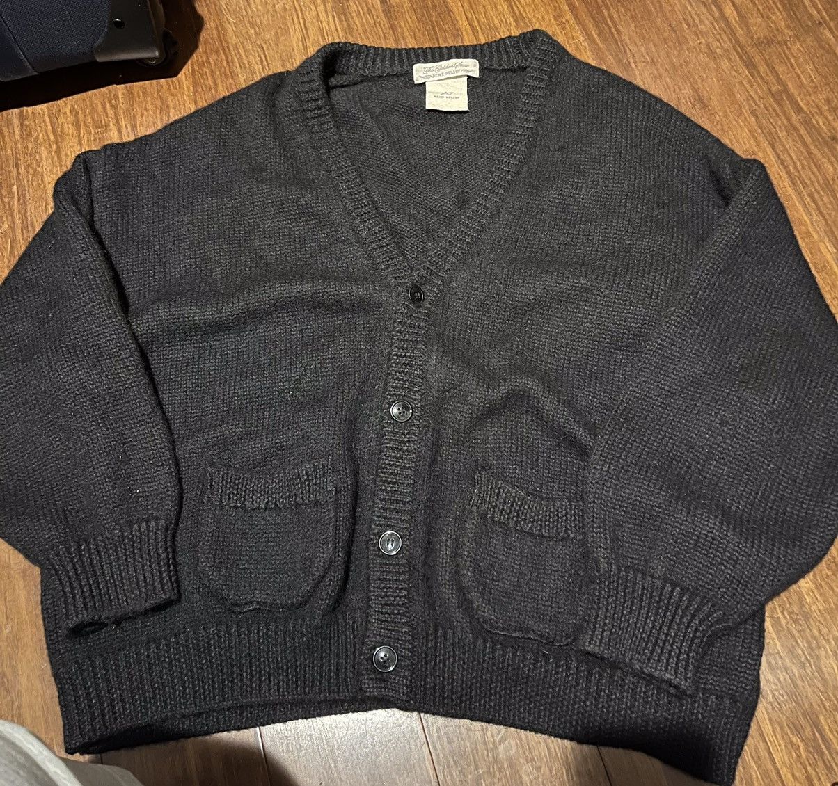 Remi Relief Alpaca Button Down With Pockets Sweater Size US XL / EU 56 / 4 - 2 Thumbnail