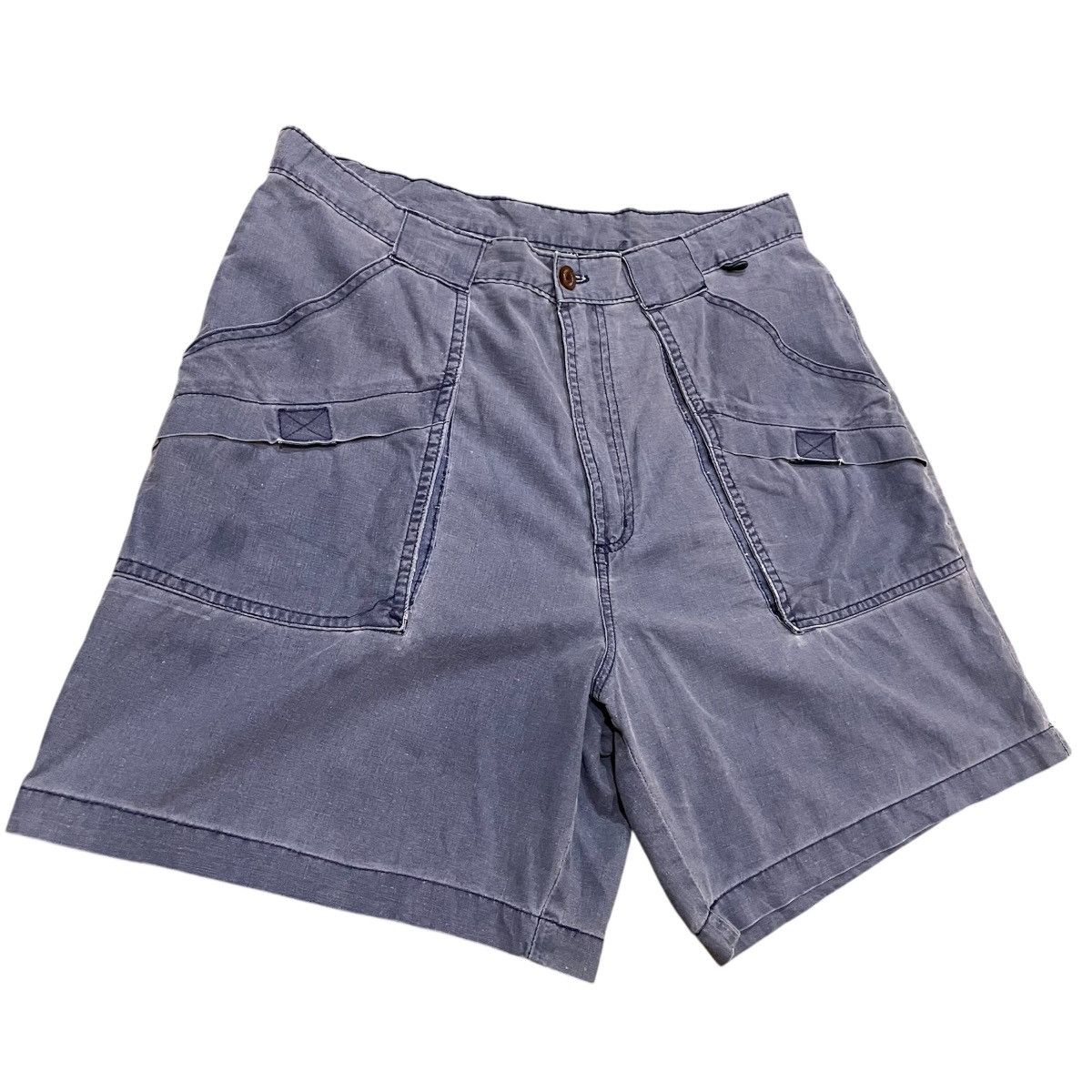 Jansport Vintage JanSport Outdoor Utility Shorts Blue Cotton Canva Size US 34 / EU 50 - 4 Thumbnail
