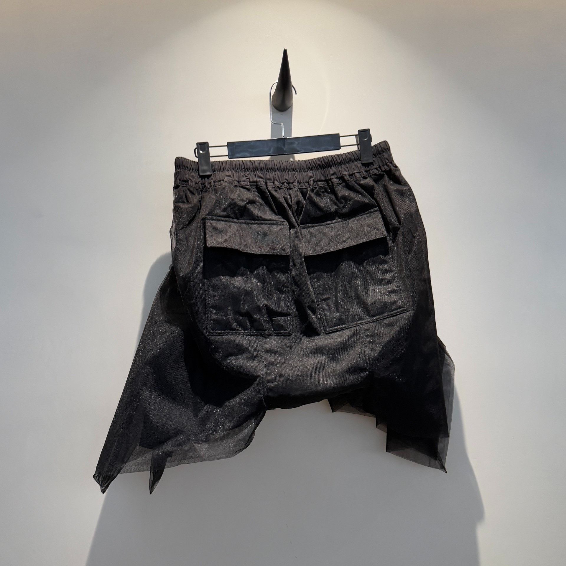 Rick Owens rick owens Organza drawstring shorts skirt 2501-Nextarrow Size 28" / US 6 / IT 42 - 4 Thumbnail